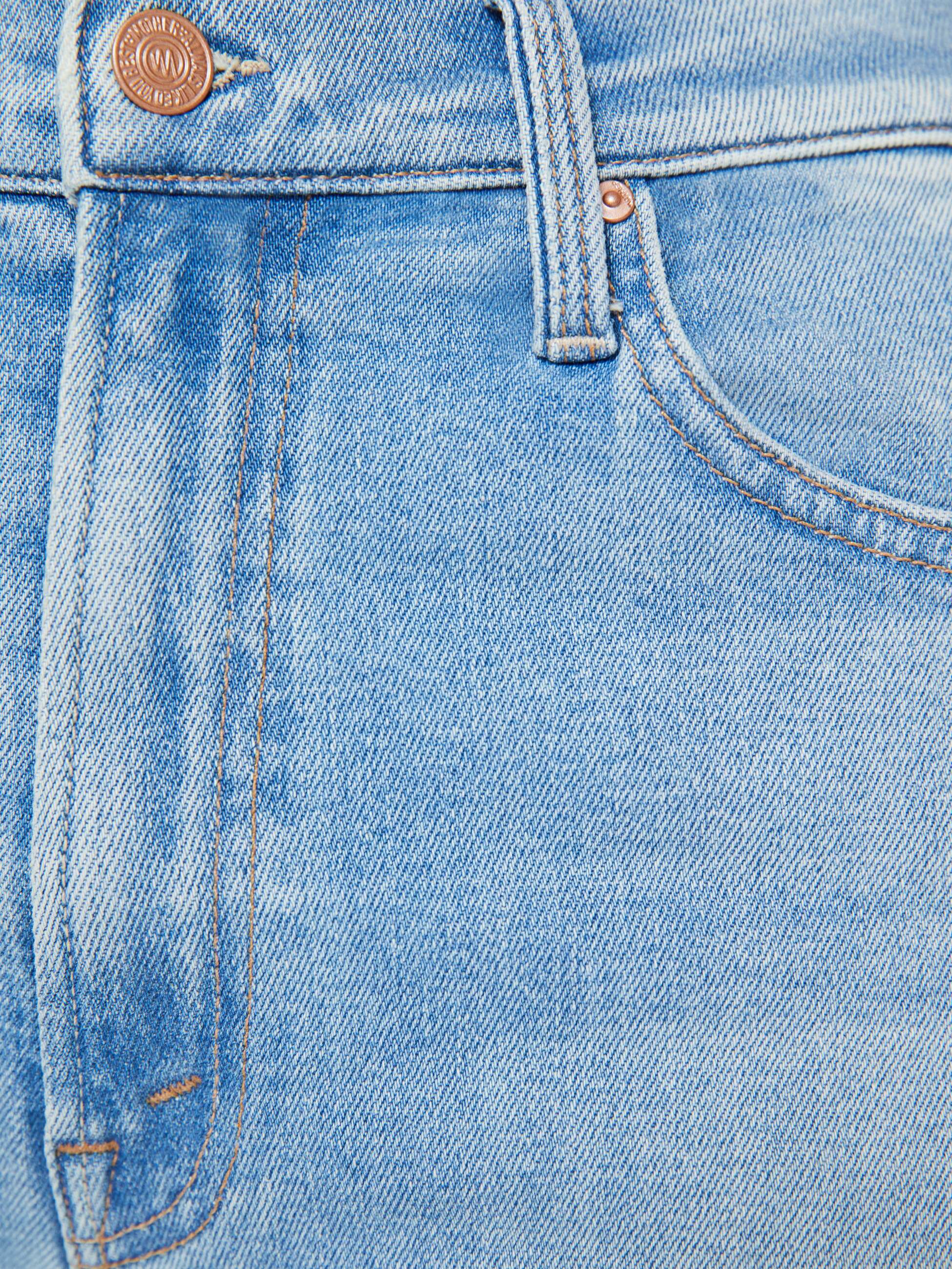 Vaqueros con cremallera y rodillo MOTHER The Ditcher