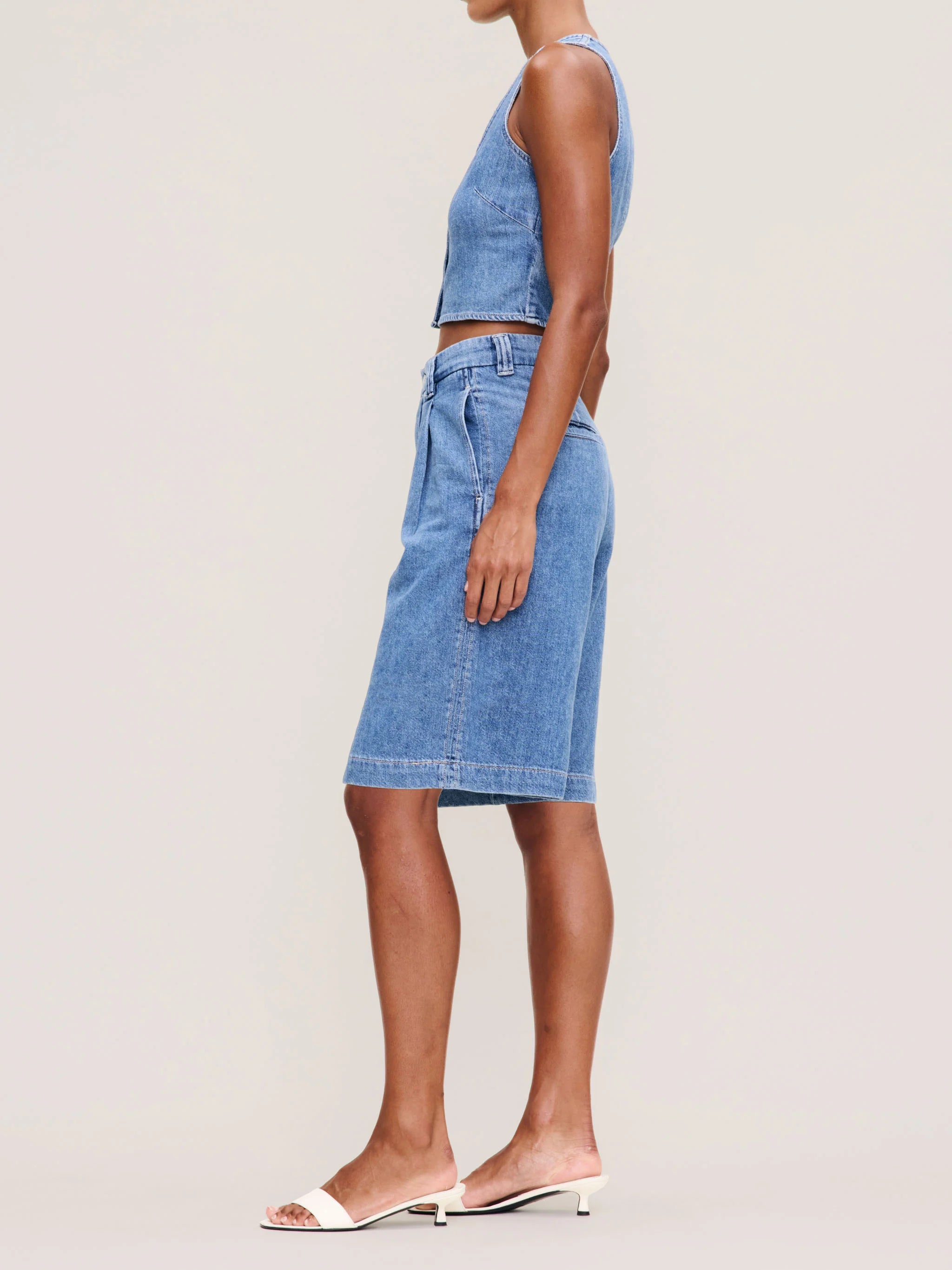 DL1961 Hepburn Wide Leg Short