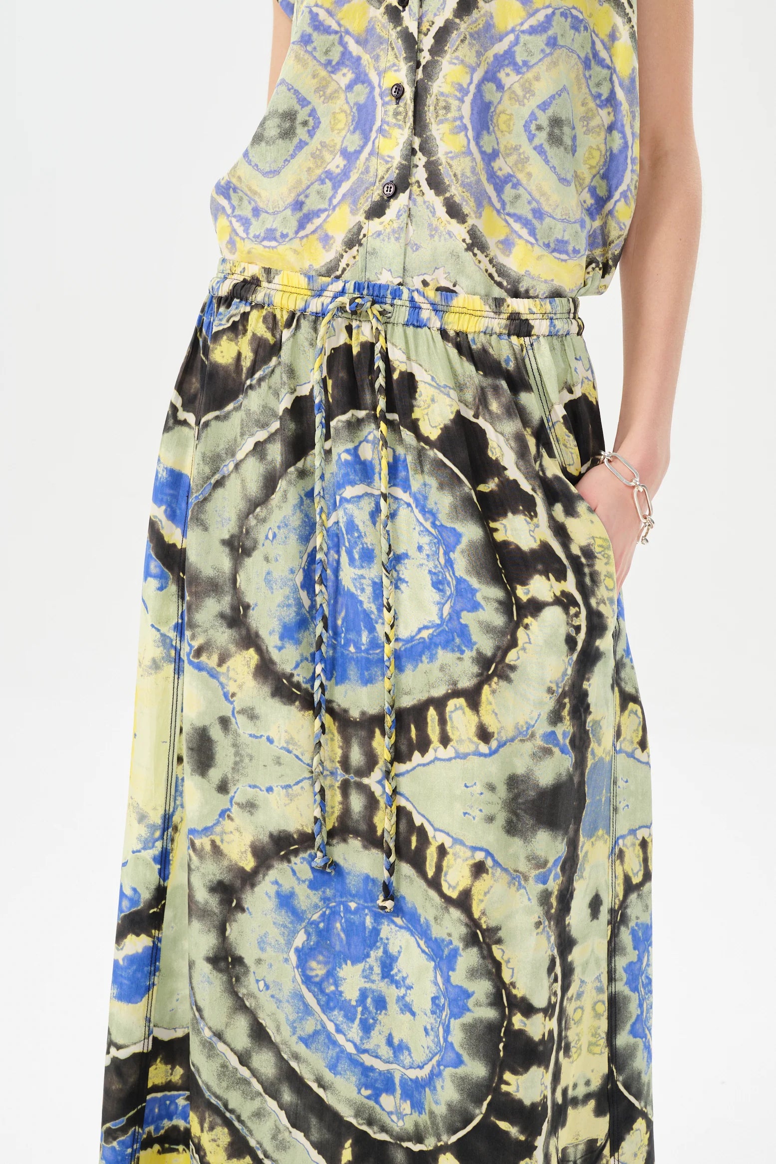 Maria Cher Rivadavia Trudy Long Skirt