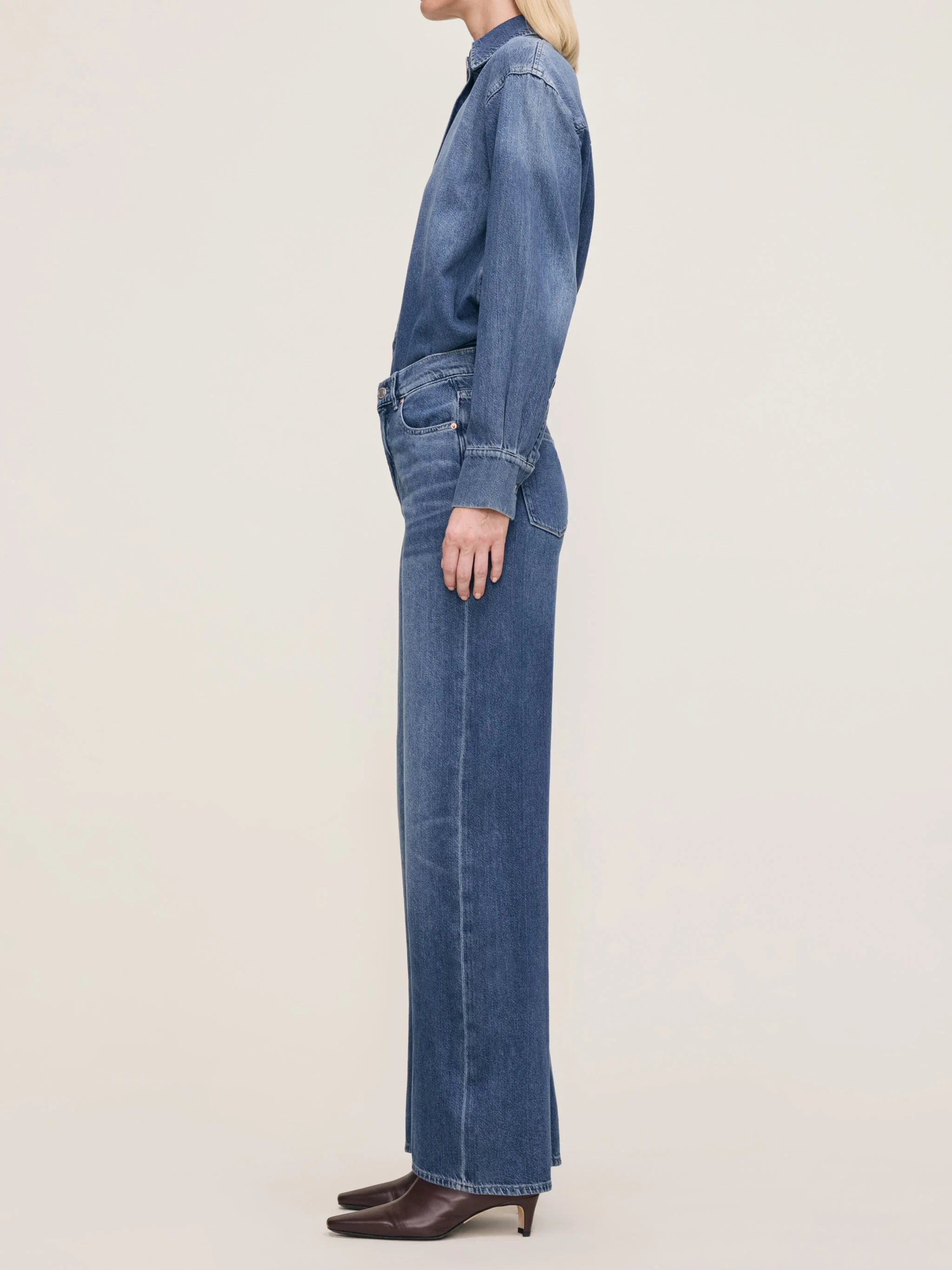 DL1961 Hepburn Wide Leg Jeans