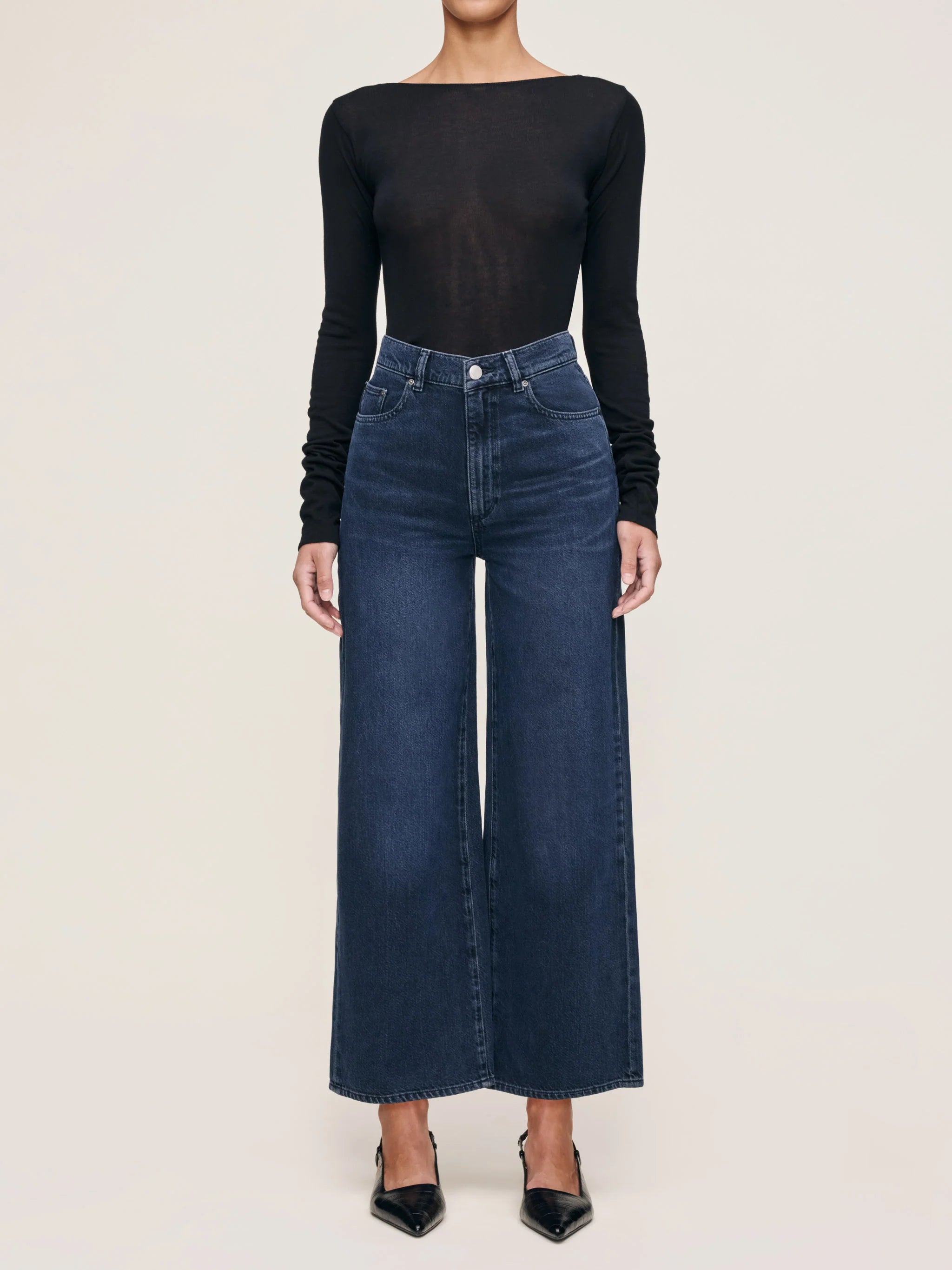 DL1961 Hepburn Wide Leg Jeans