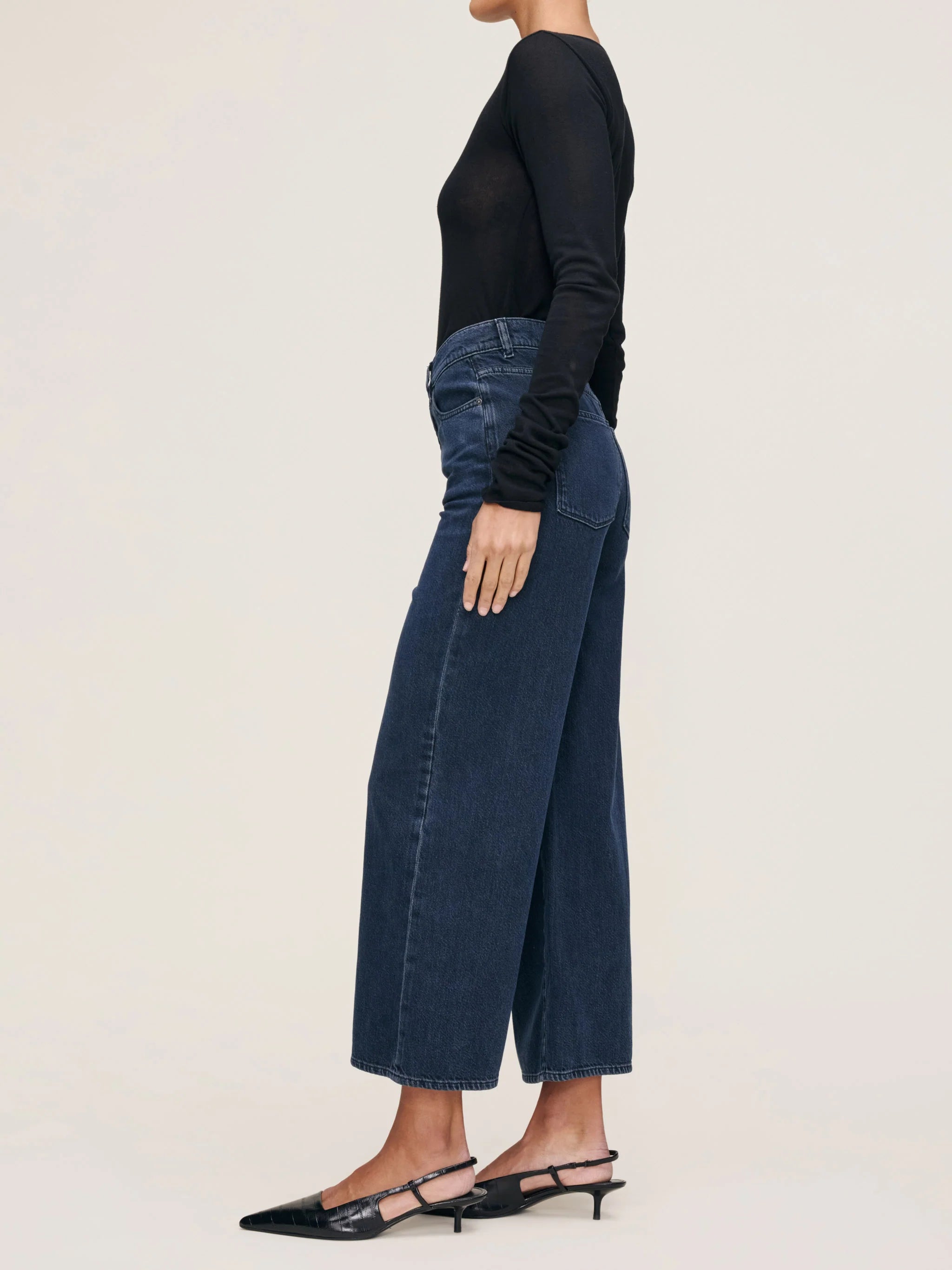 DL1961 Hepburn Wide Leg Jeans