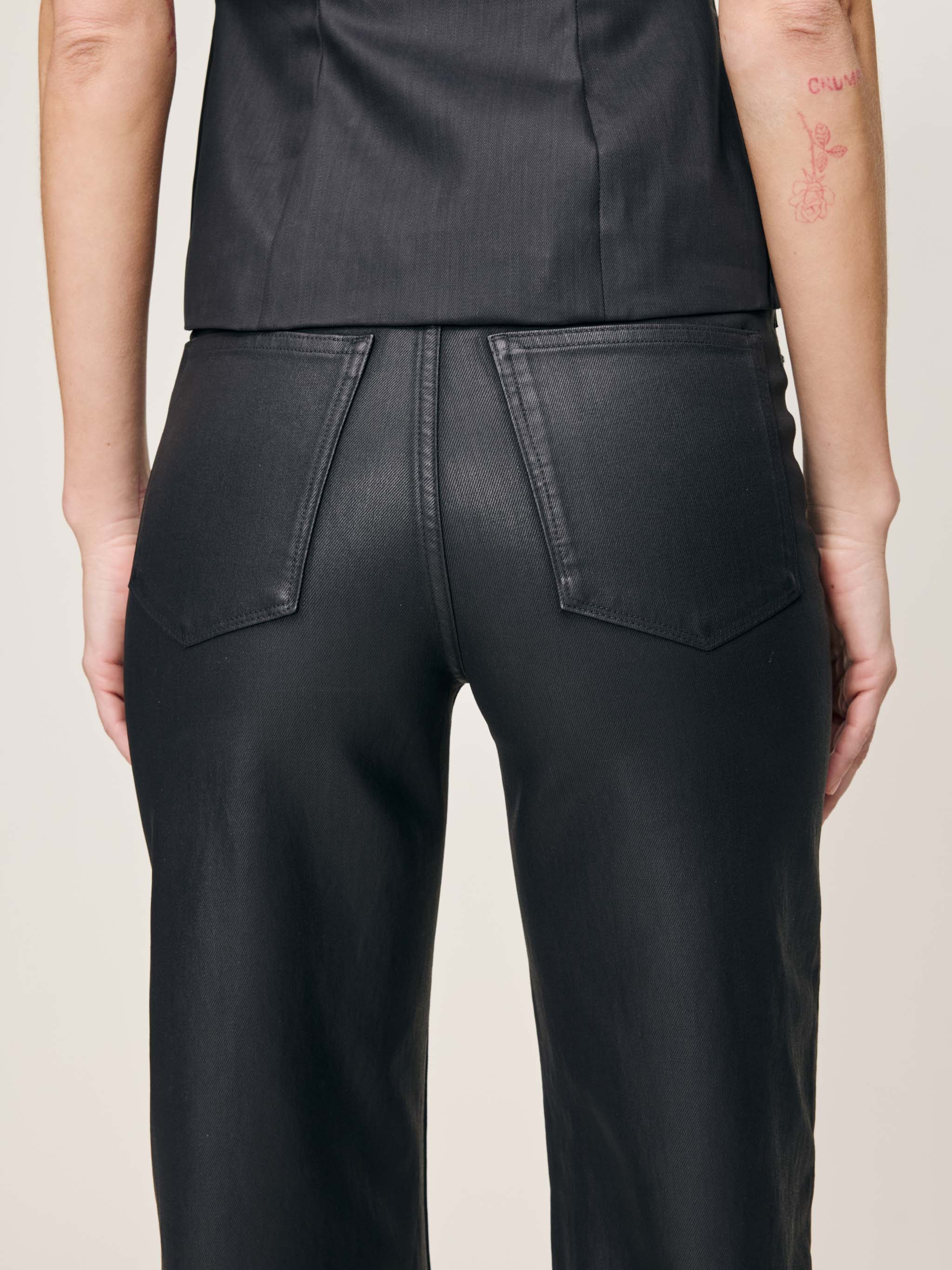 DL1961 Karmine Refined Wide Leg High Rise 31" Jeans