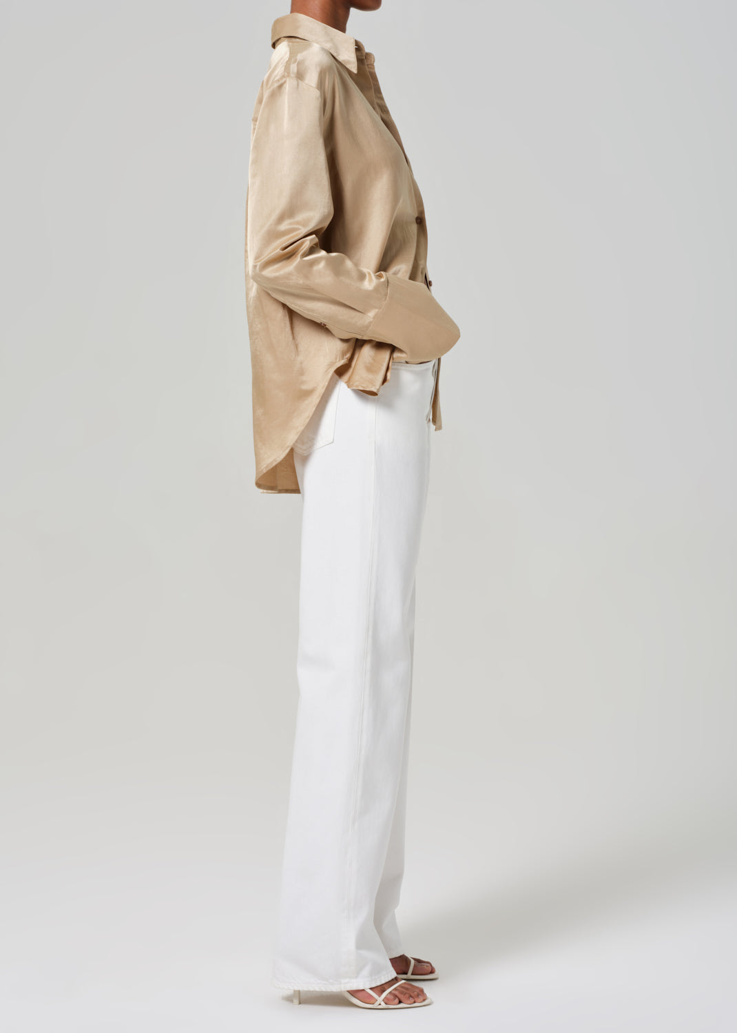 Citizens of Humanity Annina 33" High Rise Wide Jeans