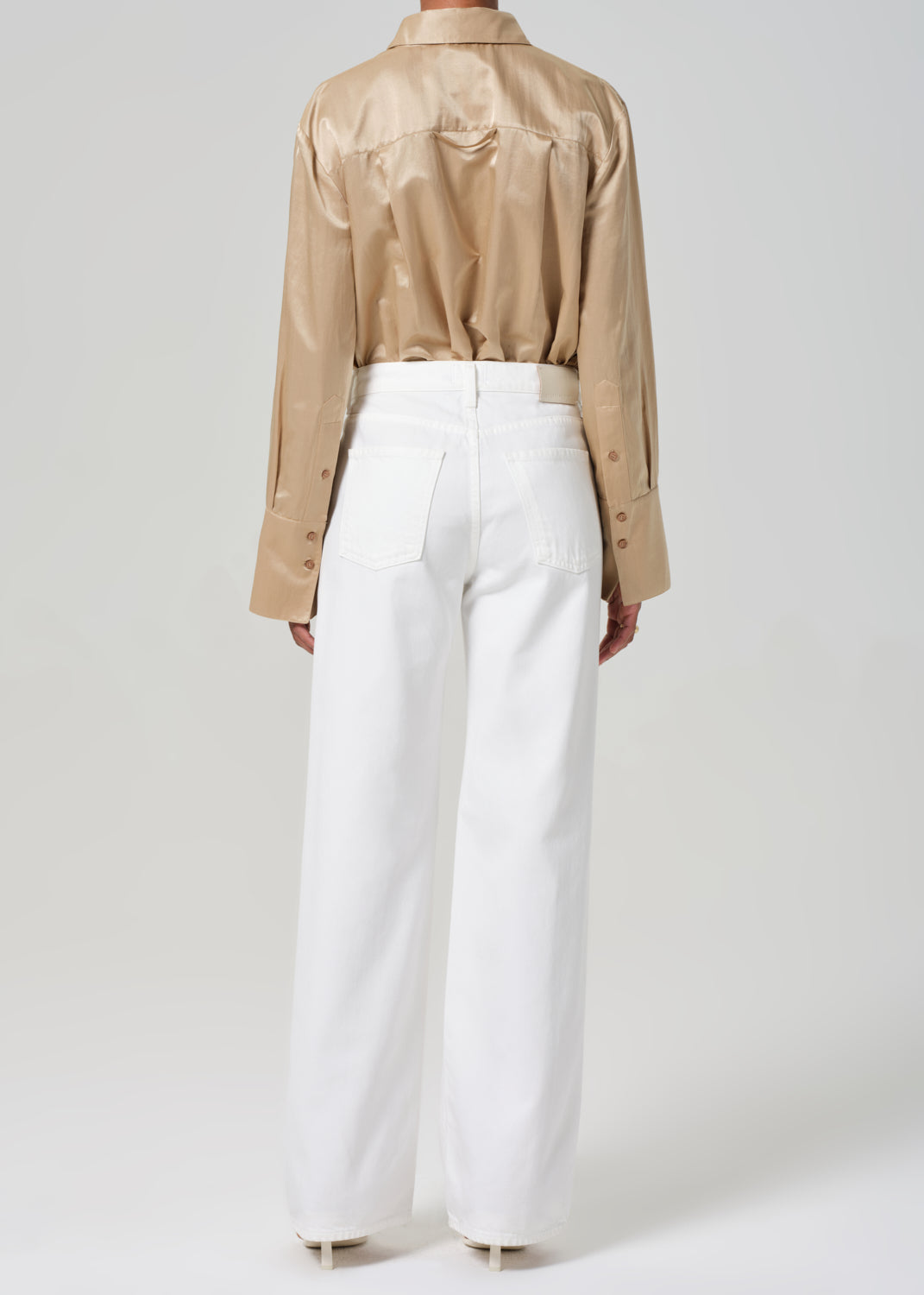 Citizens of Humanity Annina 33" High Rise Wide Jeans