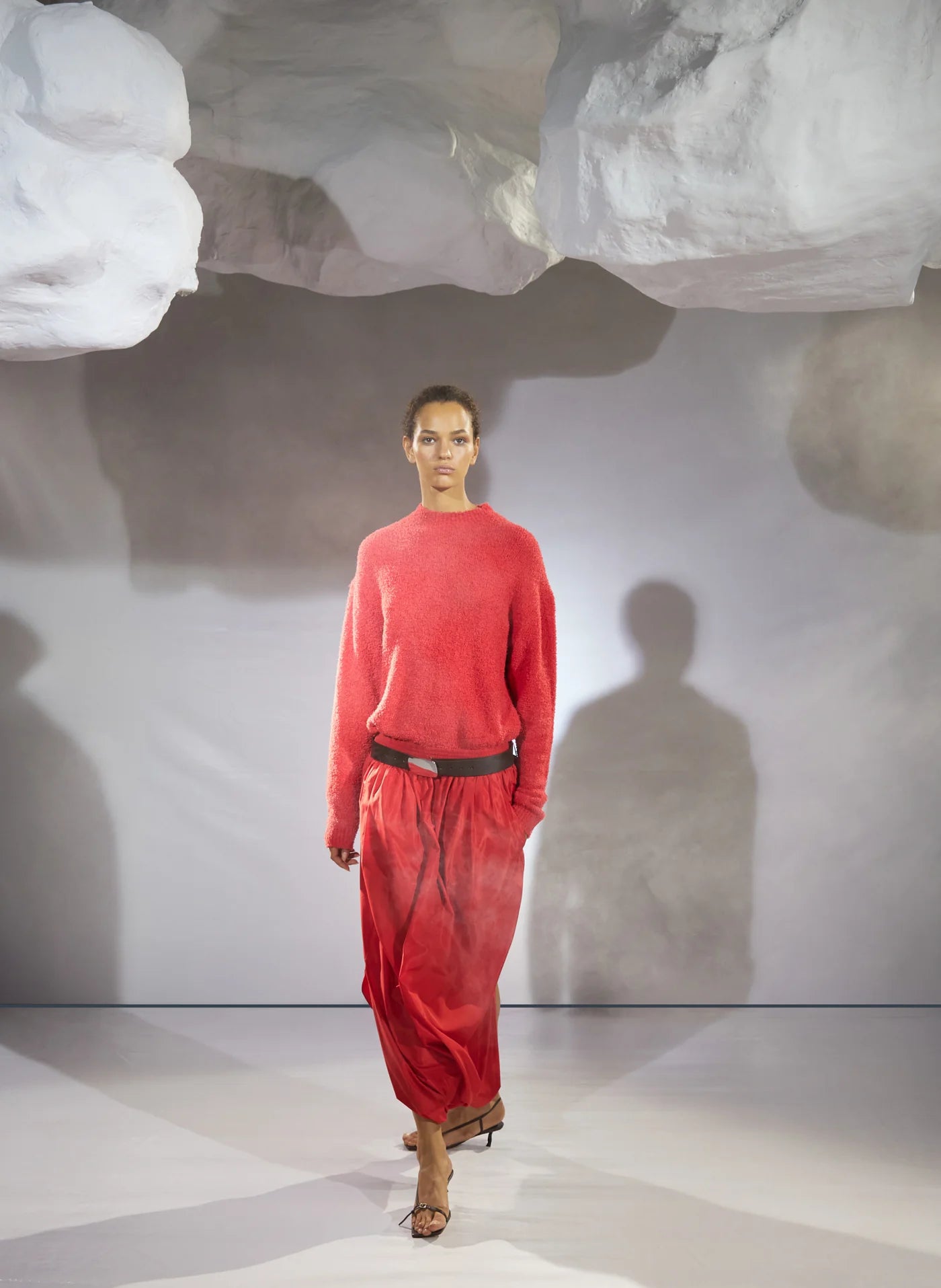 Tibi Serviette Crewneck Easy Pullover