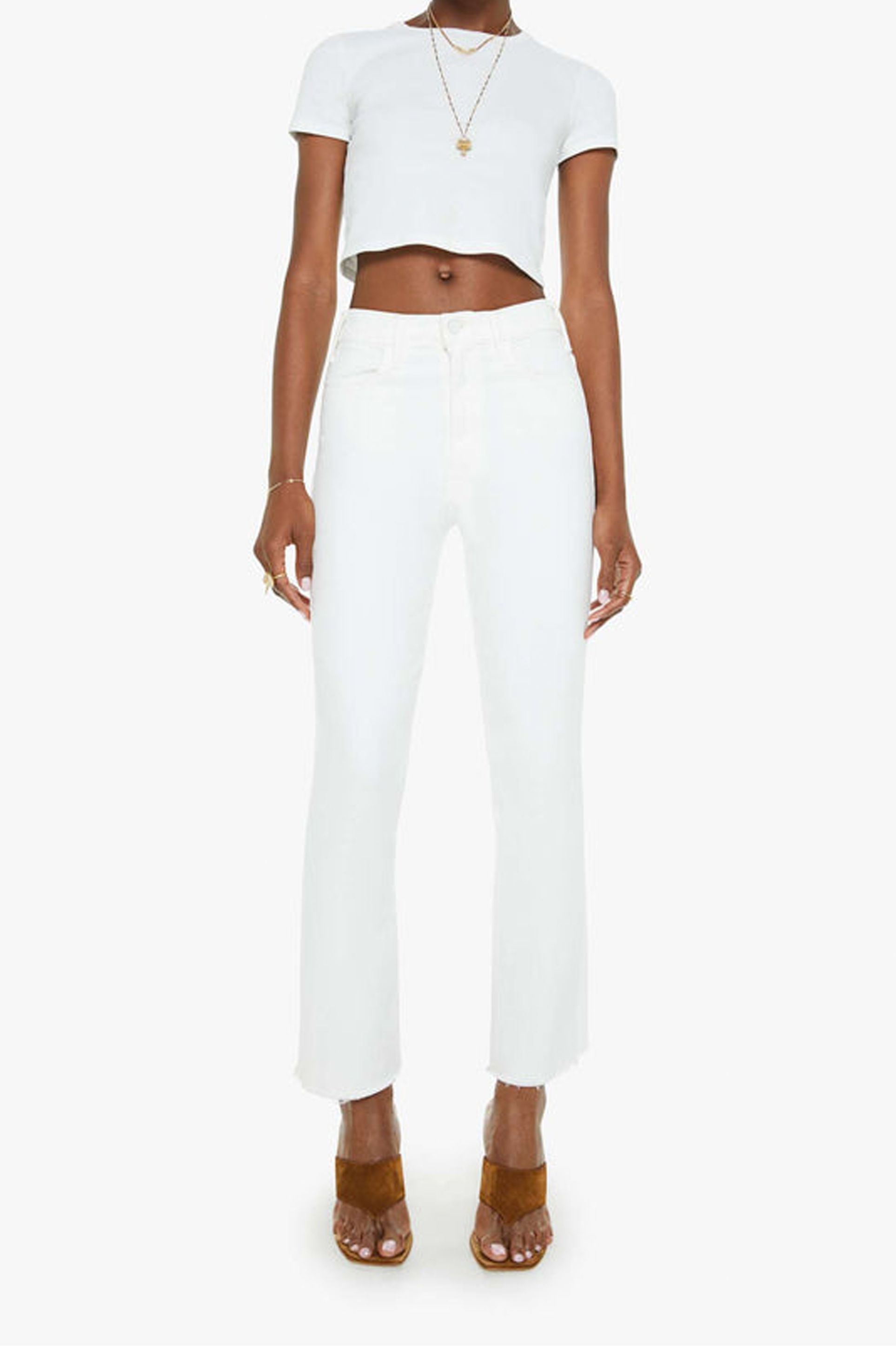 Mother The Hustler Ankle Fray Jeans