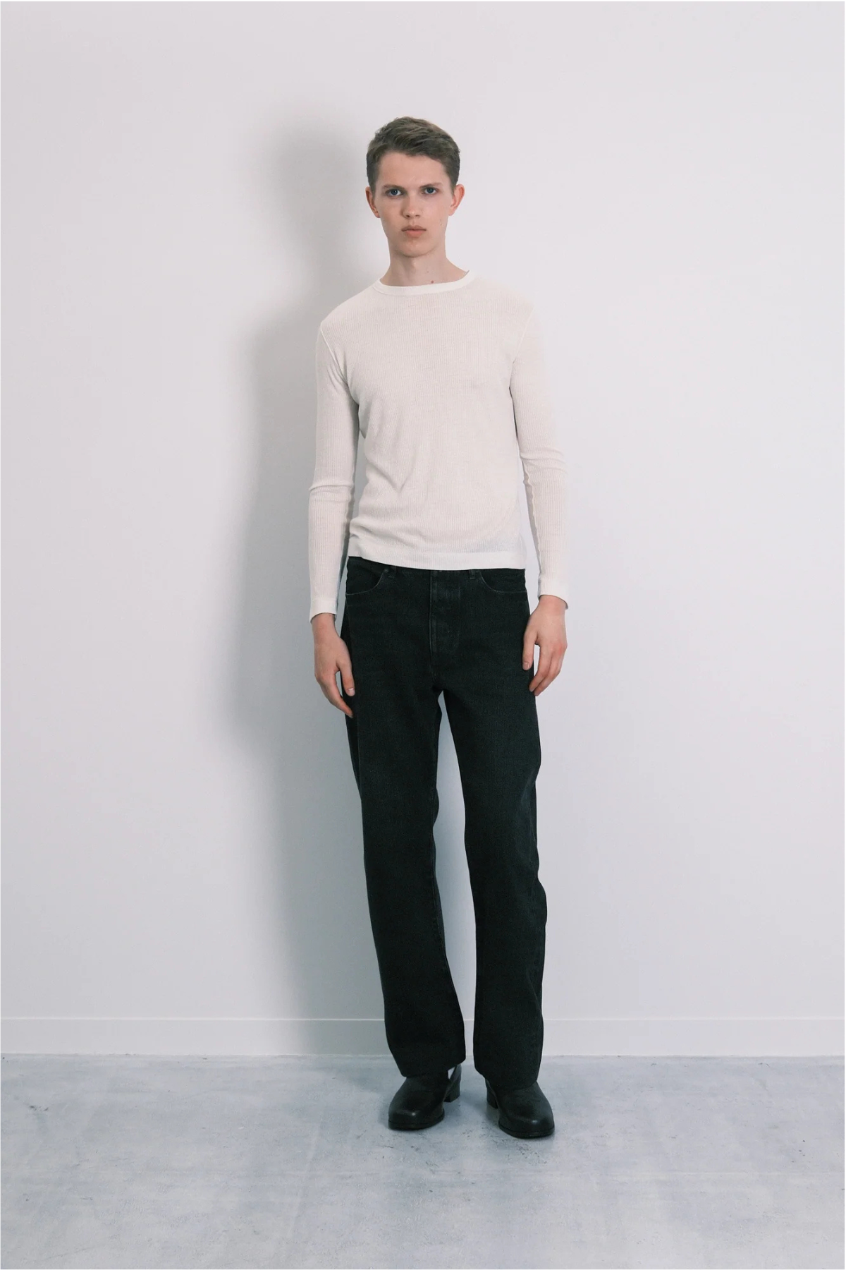 TANAKA Men's New Classic Jean Trousers - Black