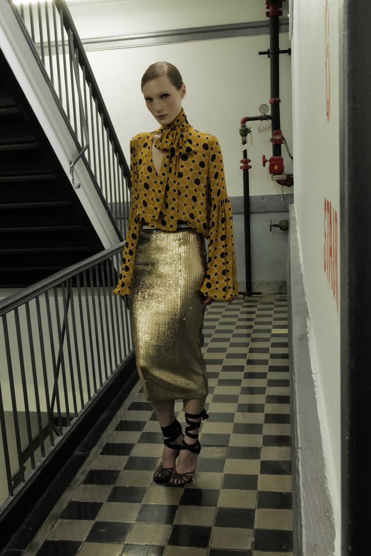 Le Superbe Gold Rush Liza Skirt