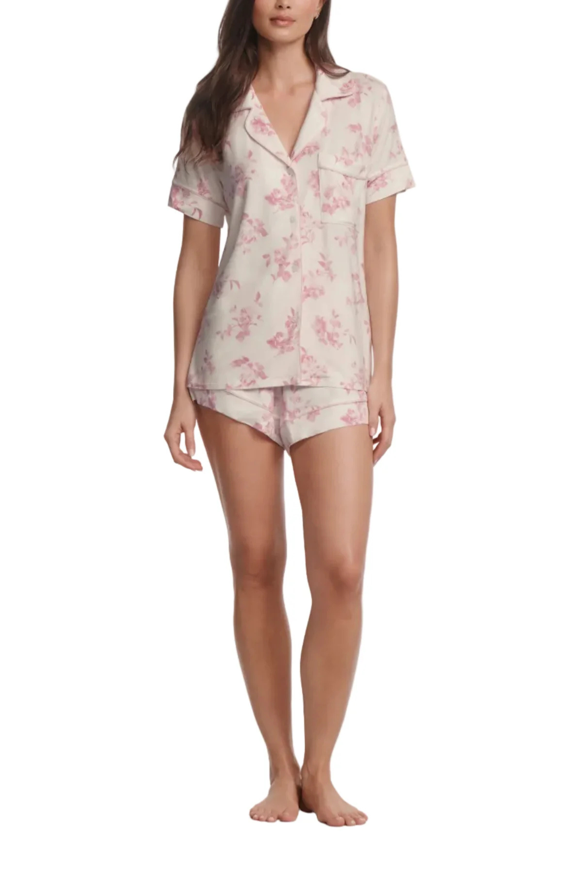 Eberjey Gisele Printed Relaxed Short PJ Set