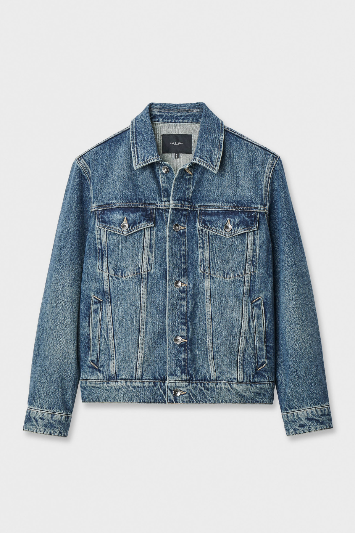 Rag & Bone Men's rb3 Denim Trucker Jacket - Tudor