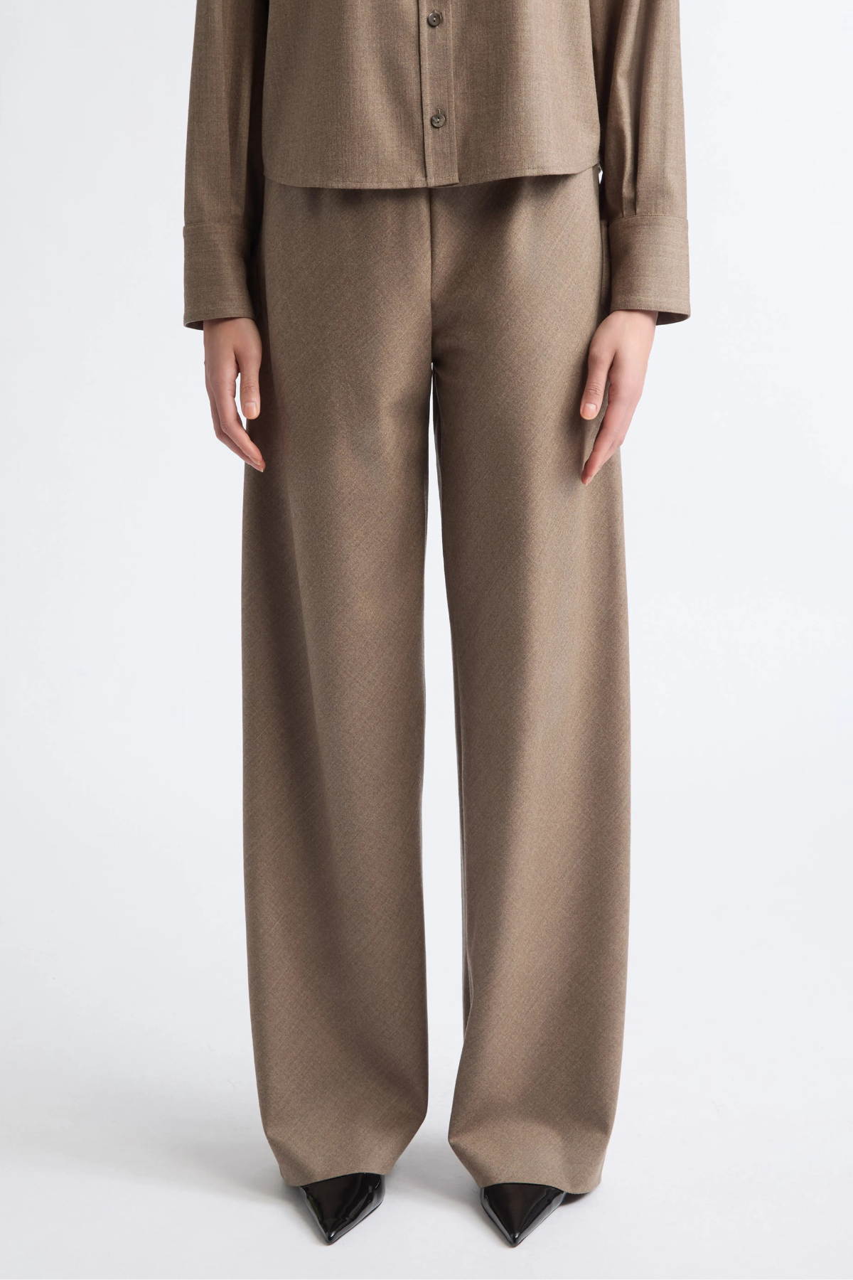 MARIA McMANUS Bias Cut Trouser - Stone