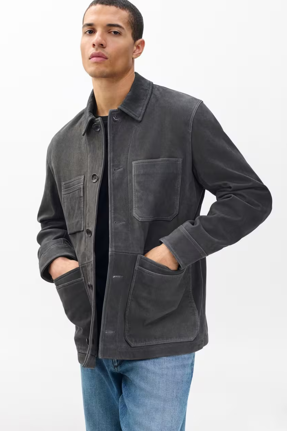 Chaqueta de trabajo de ante Graham para hombre de Rag & Bone