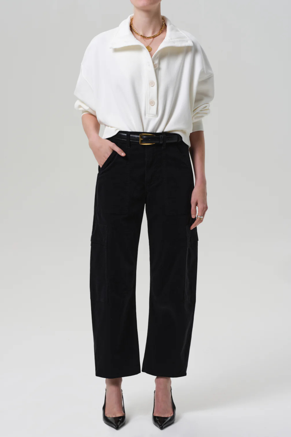 Citizens of Humanity Mirelle Funnel-Neck Sweatshirt