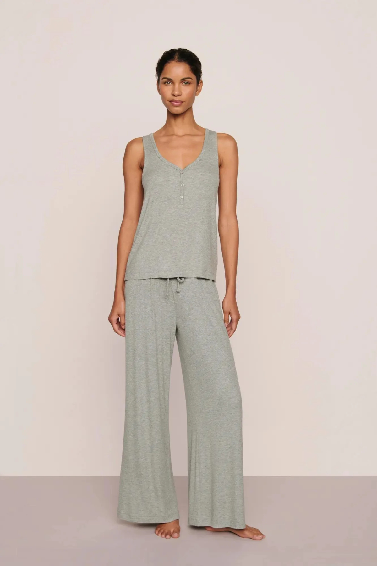 Eberjey Dream Rib Wide Leg Pant