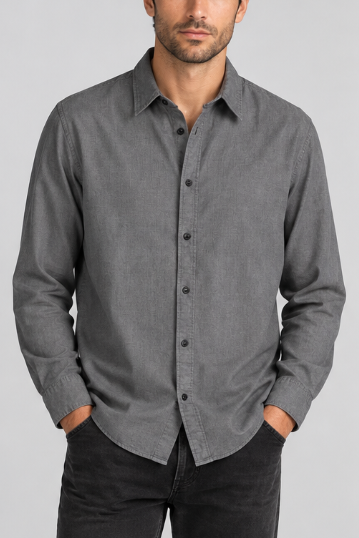 Rag & Bone Men's Tomlin Dobby Shirt - Silver