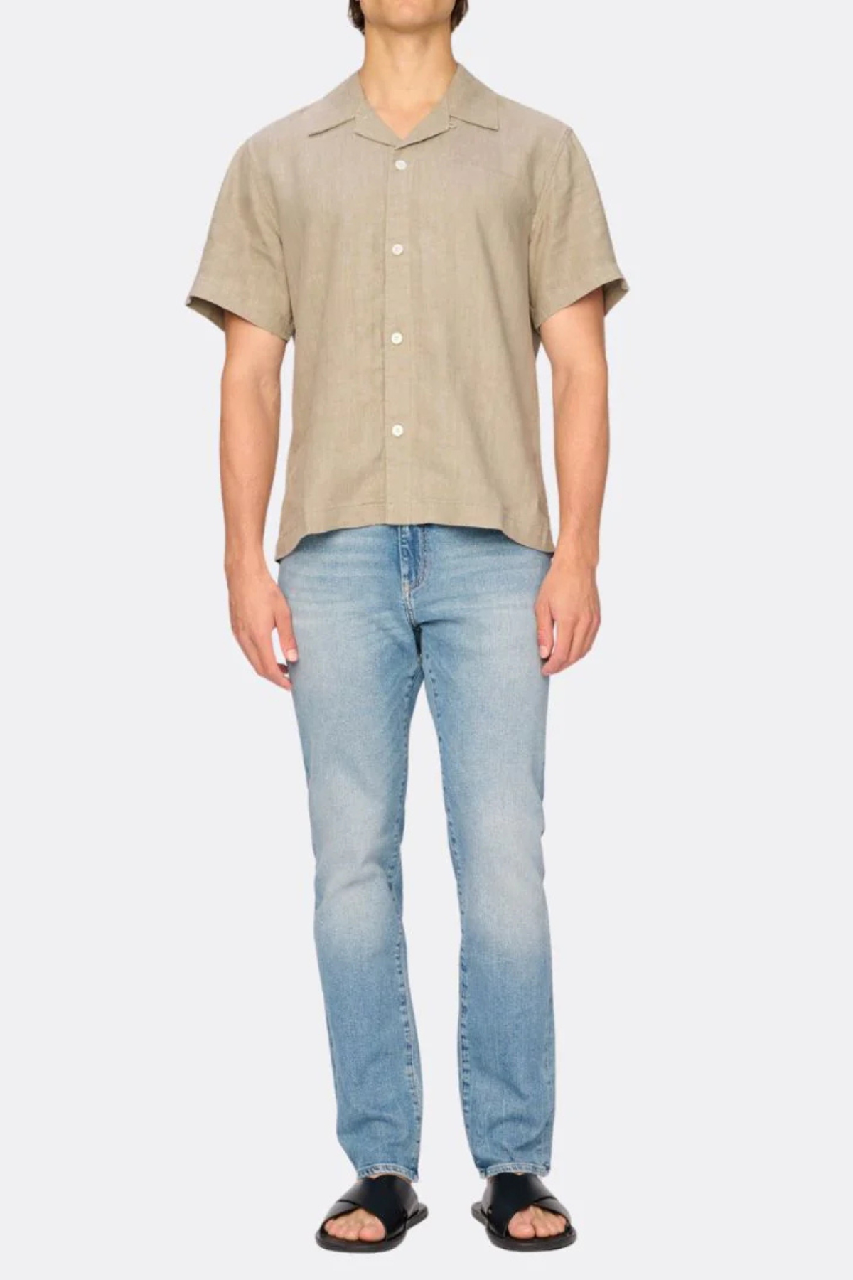 DL1961 Men's Hugh Shirt - Flax Linen