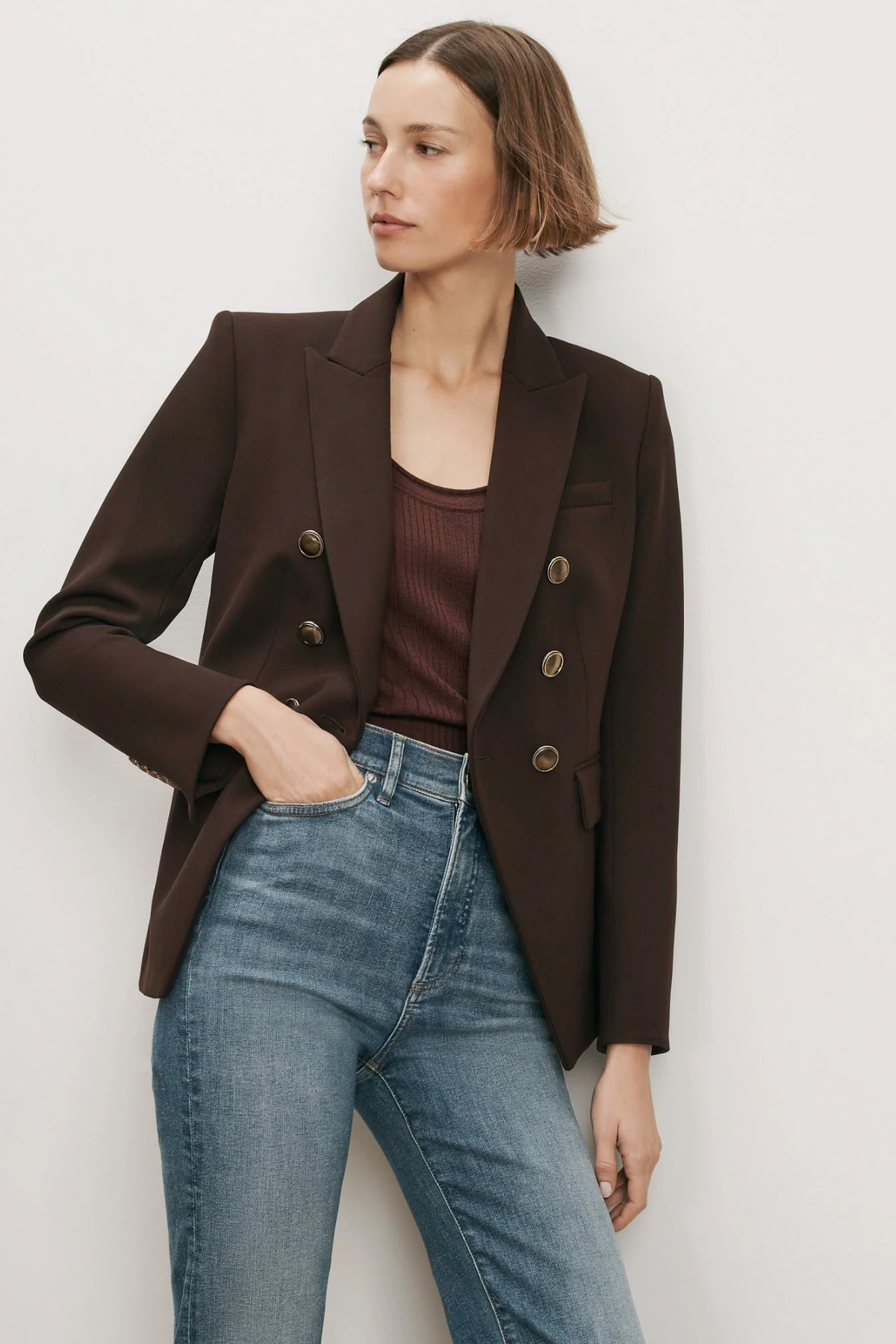 Veronica Beard Miller Dickey Jacket - Espresso