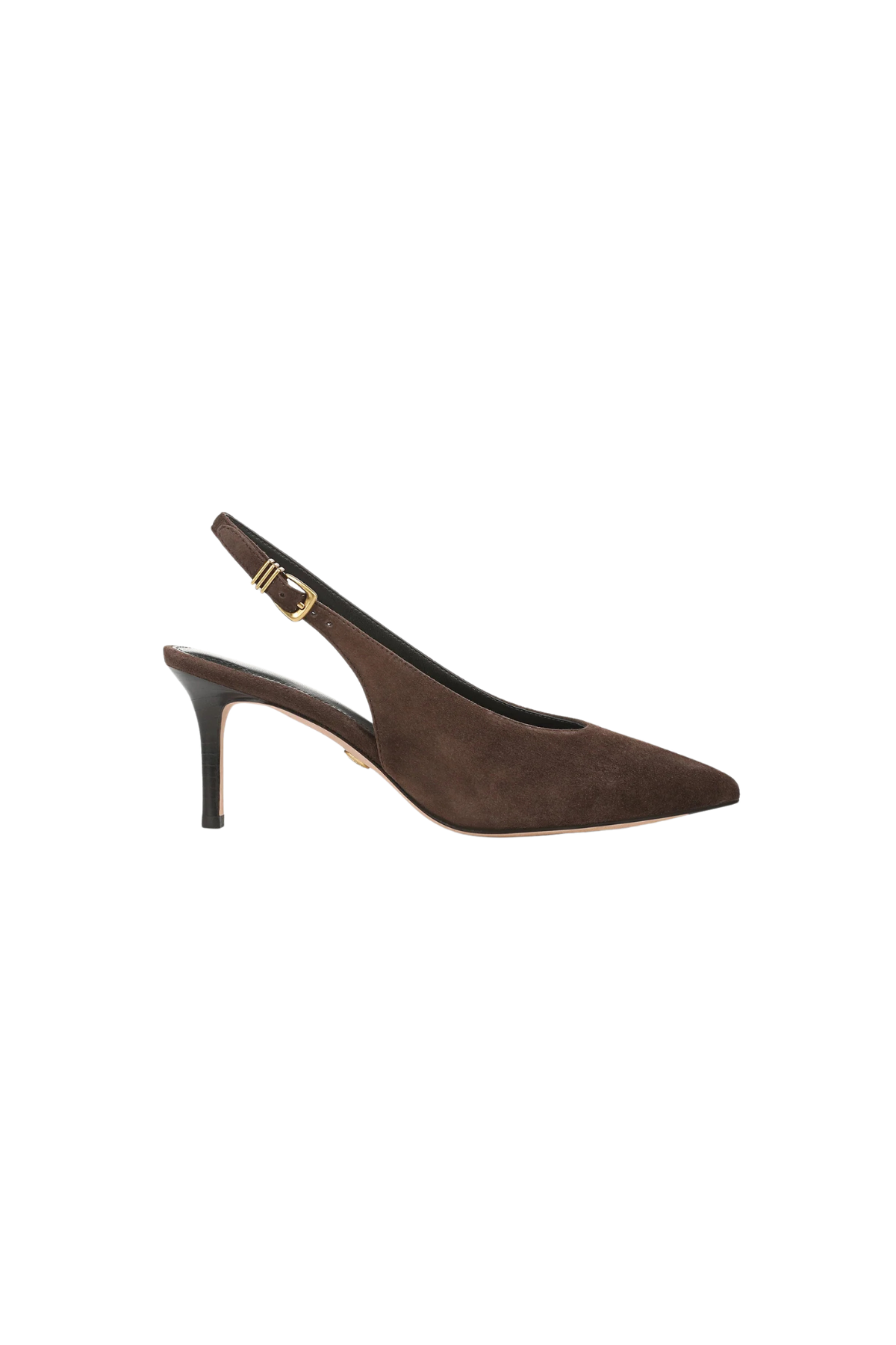 Veronica Beard Luciana Suede Slingback Heel - Espresso