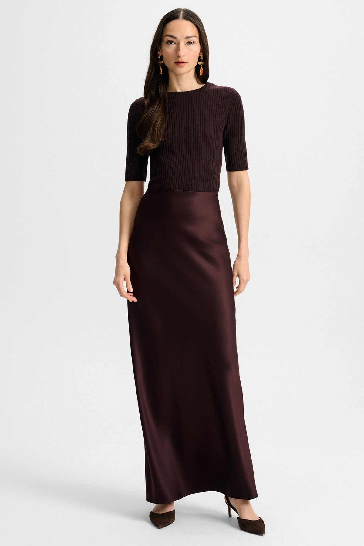 Veronica Beard Medina Silk Maxi Skirt