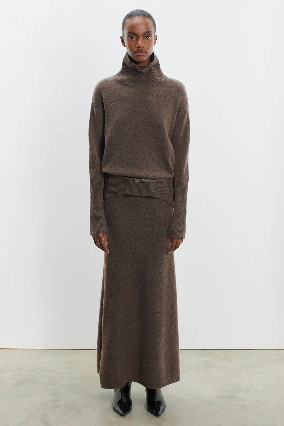 Majestic Filatures Merino Long Sleeve Turtleneck - Tatanka