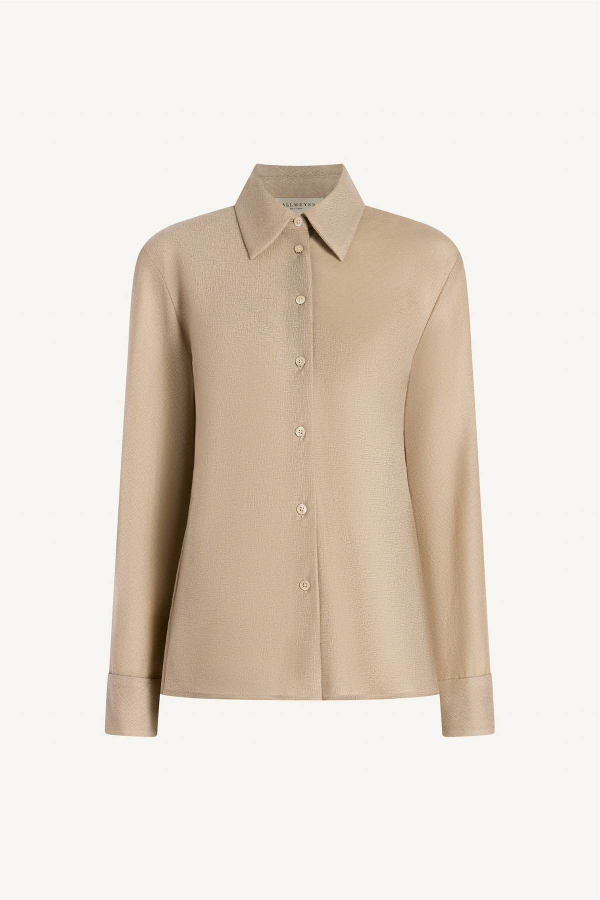 Kallmeyer Joan Bias Button Down - Taupe