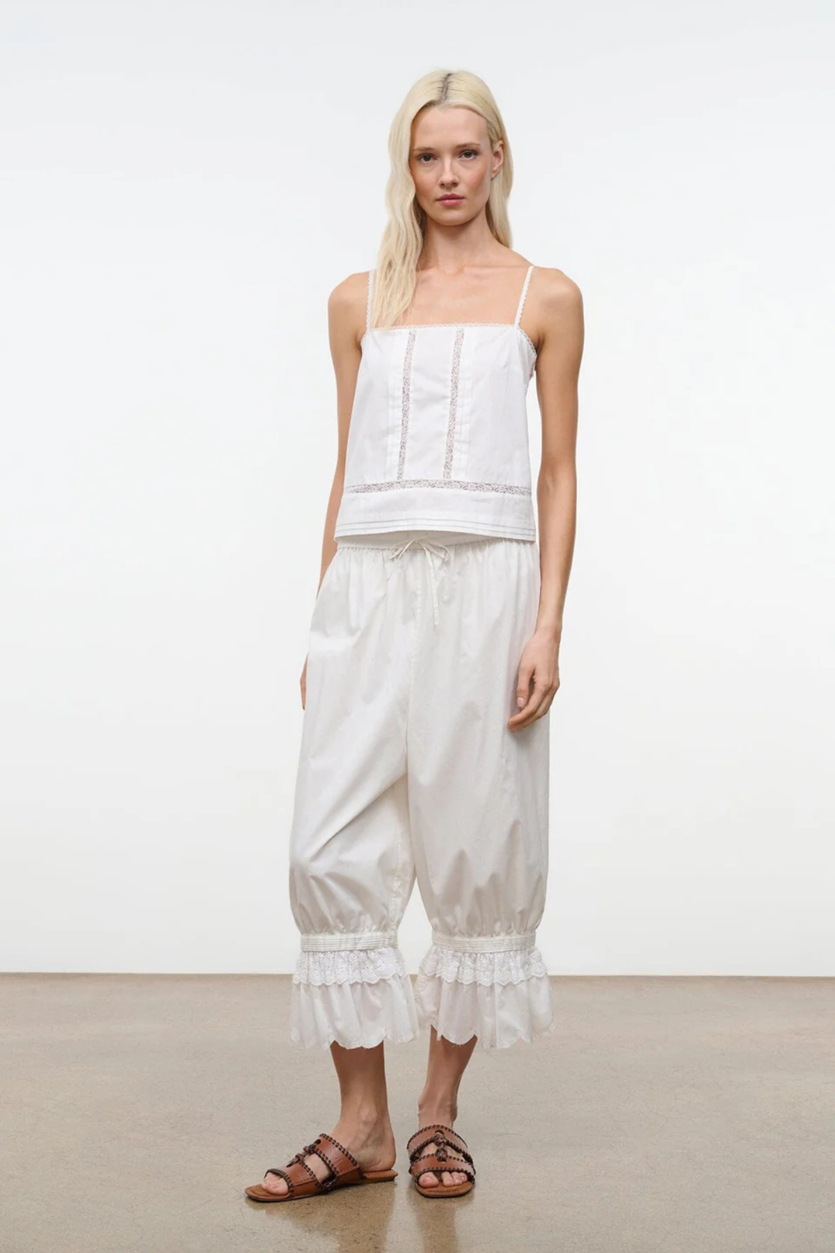 Staud Renzo Pant - Ivory