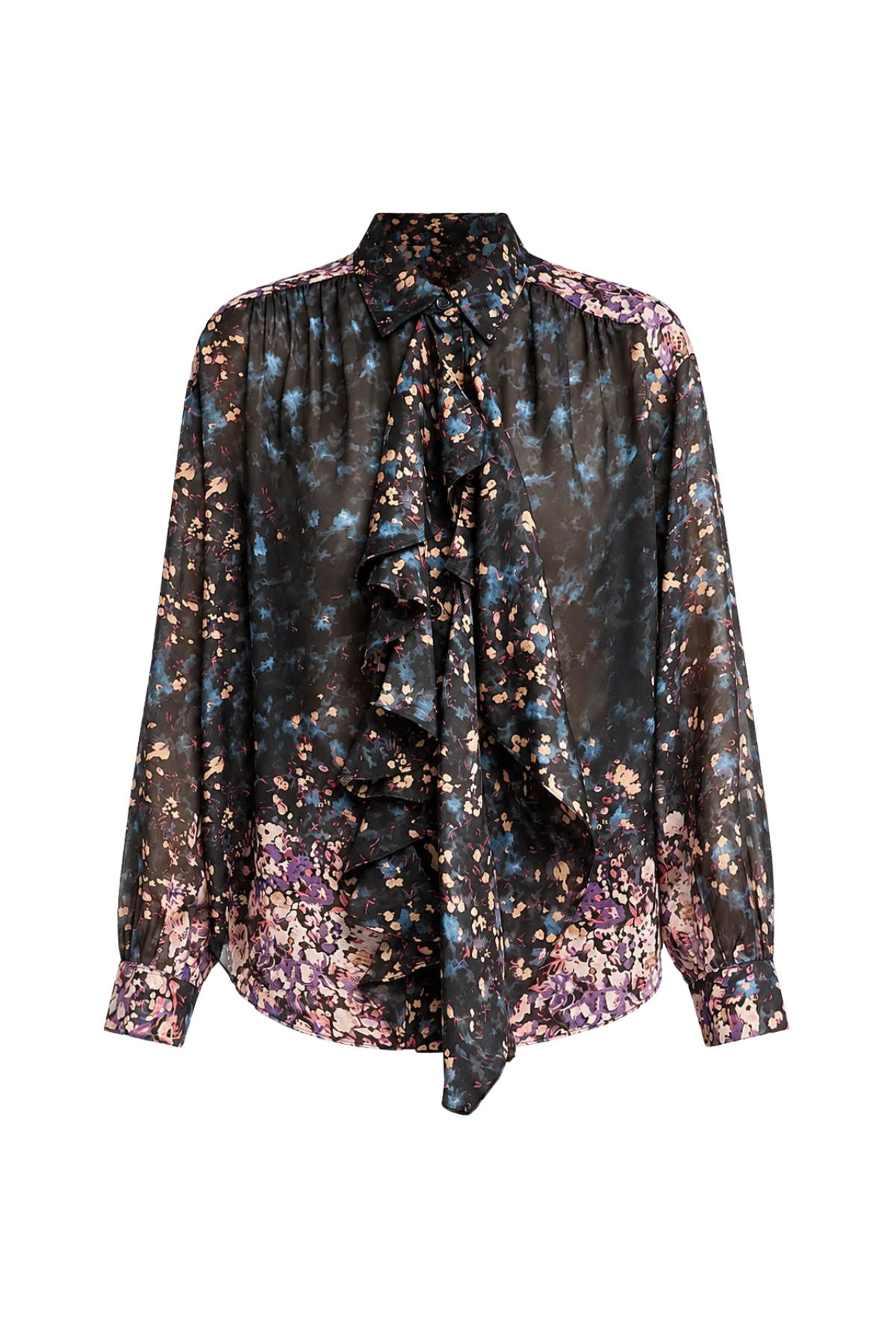 Ulla Johnson Gesture Silk Blouse - Eclipse