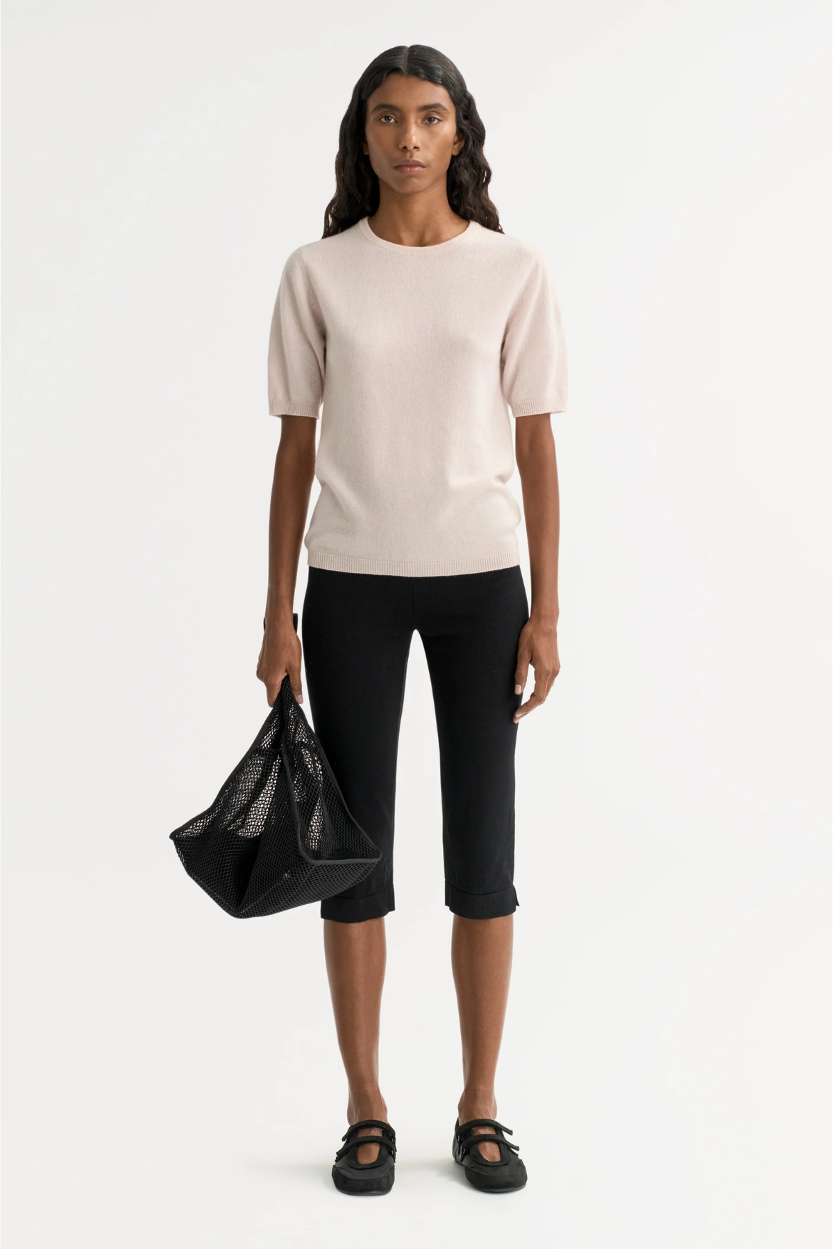 Soft Goat Short Sleeve Crewneck