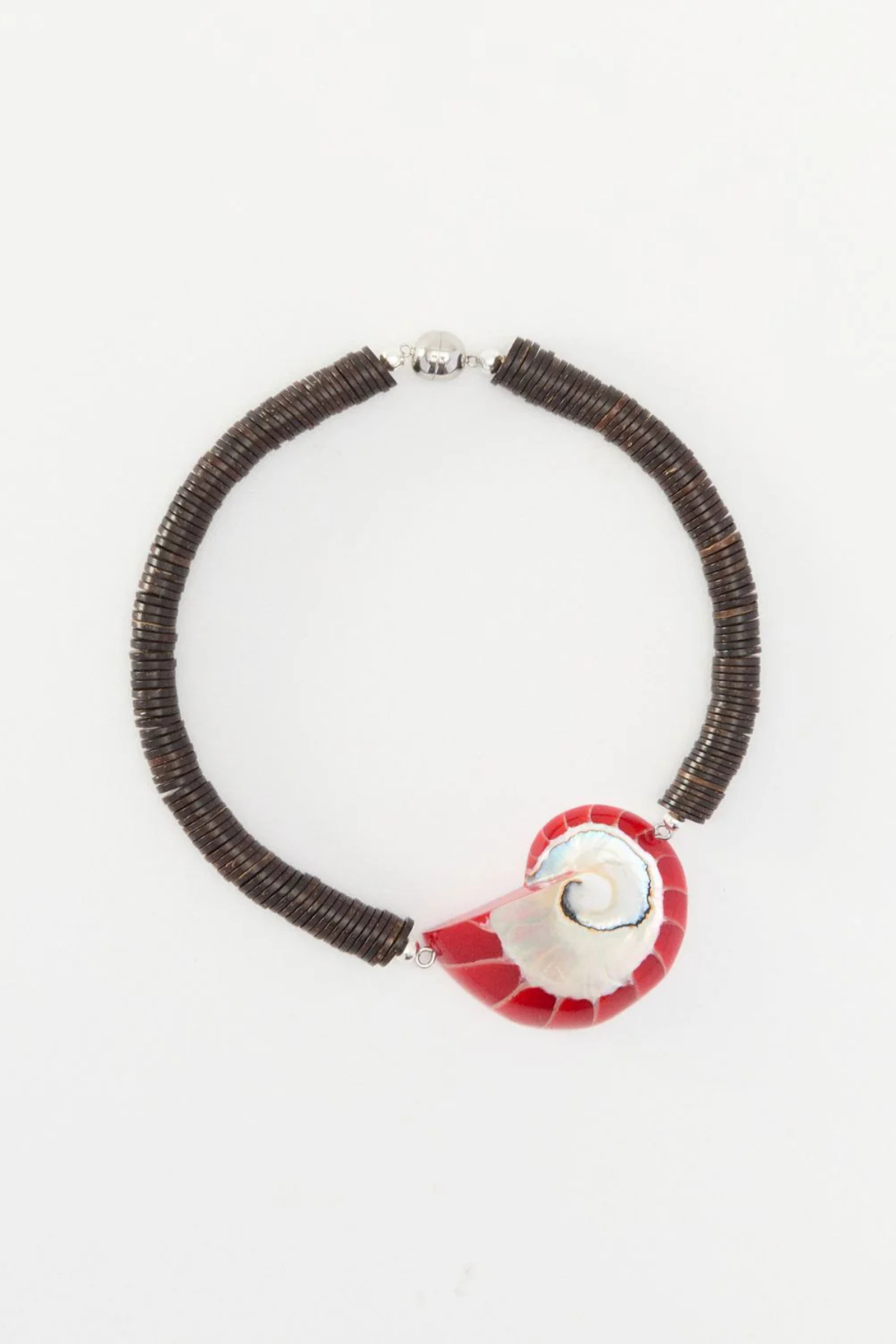 Julietta Odessa Necklace - Brown/ Red