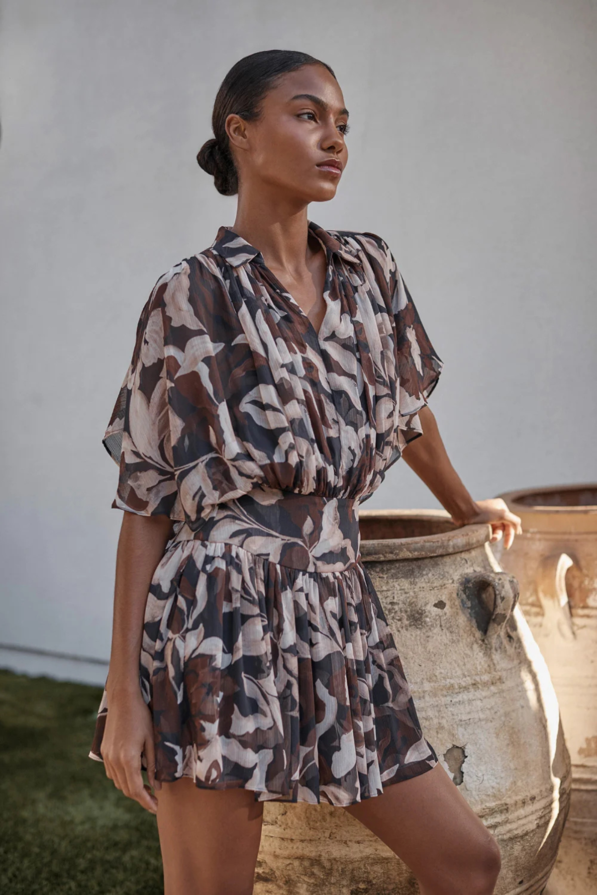 Misa Ana Dress - Chocolate Swirl