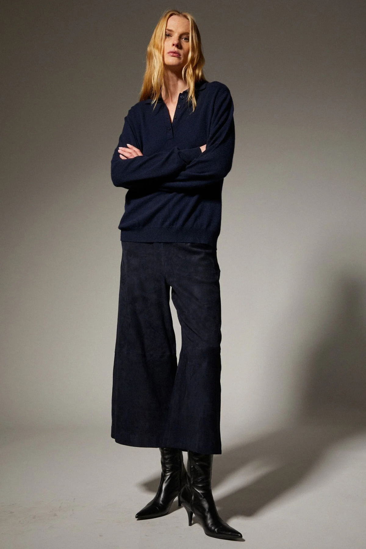 SPRWMN Culotte Suede - Marine