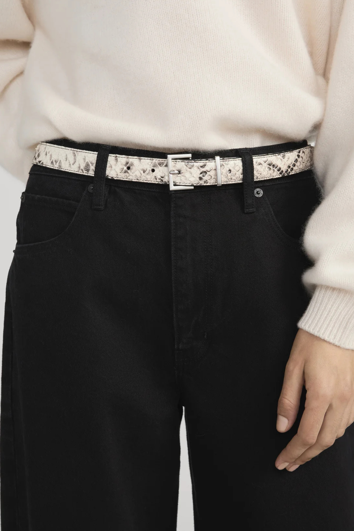 Frame The Petite Square Buckle Belt
