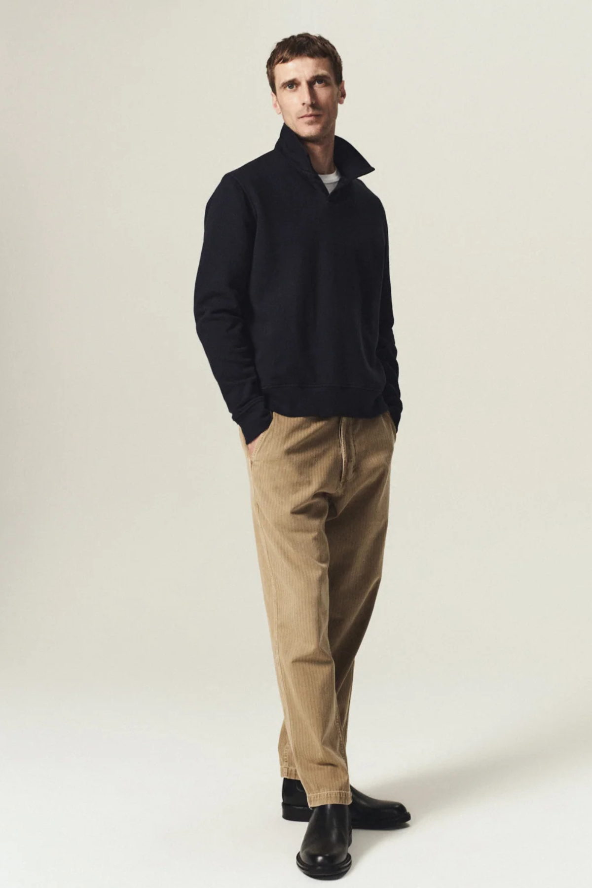 Citizens of Humanity Men's Rugby Pullover - Navy