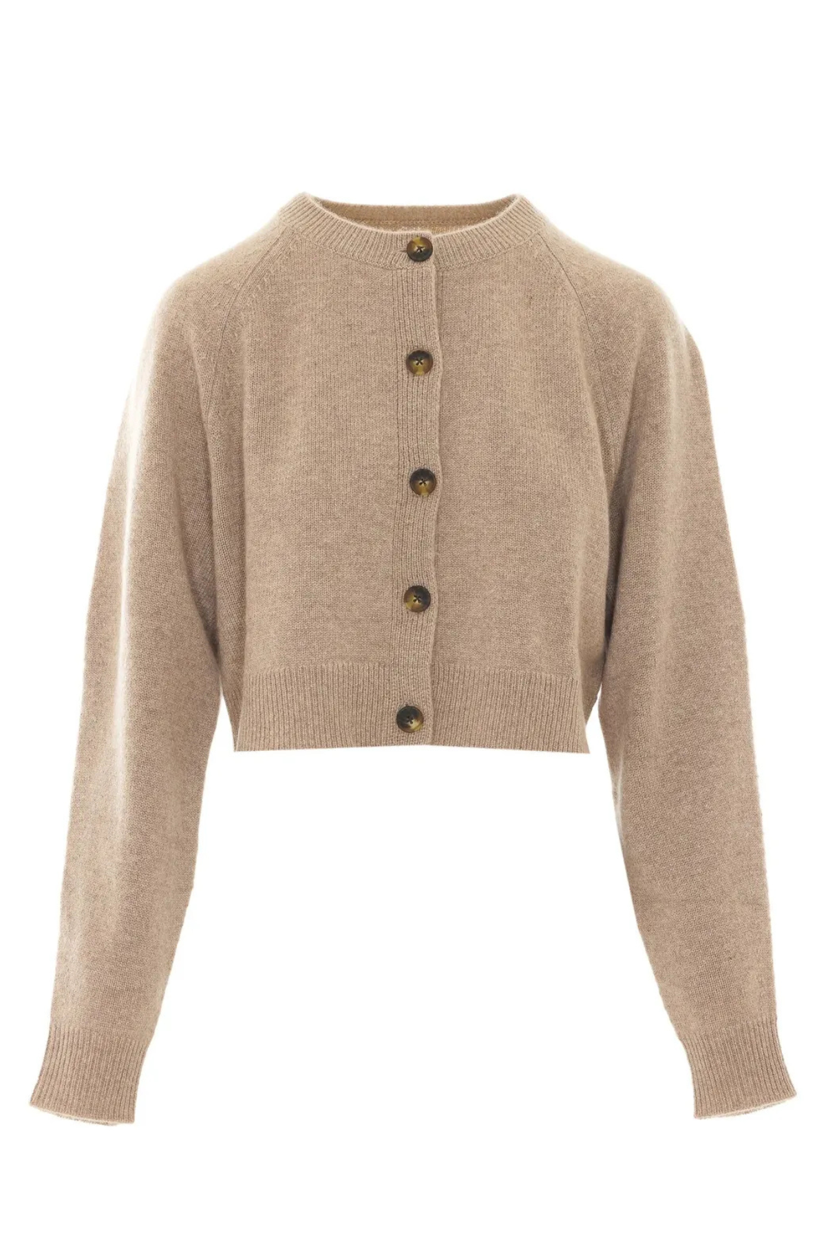 Loulou de Saison Heike Cropped Cardigan - Coast Beige
