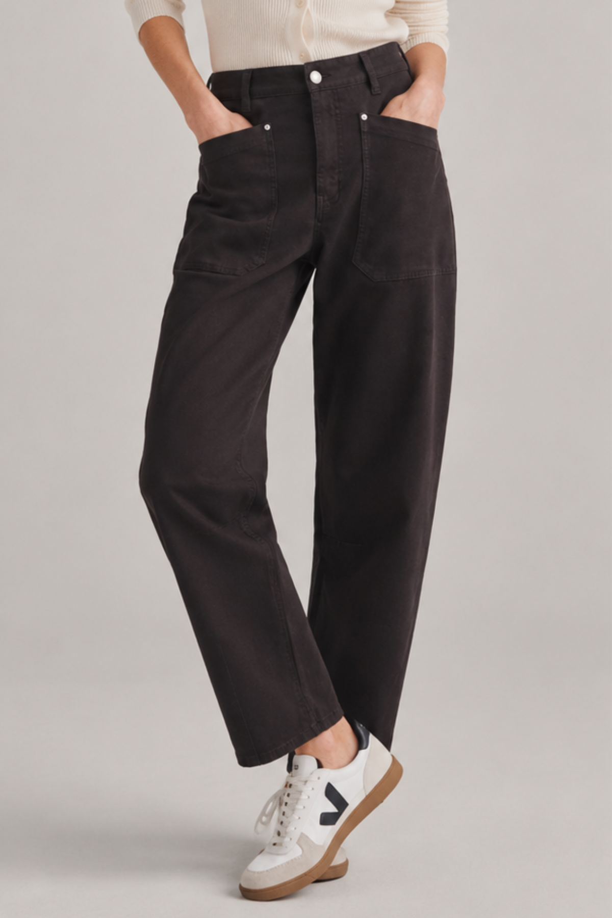 DL1961 Bilie Easy Barrel 28" Pants - Dark Cinder