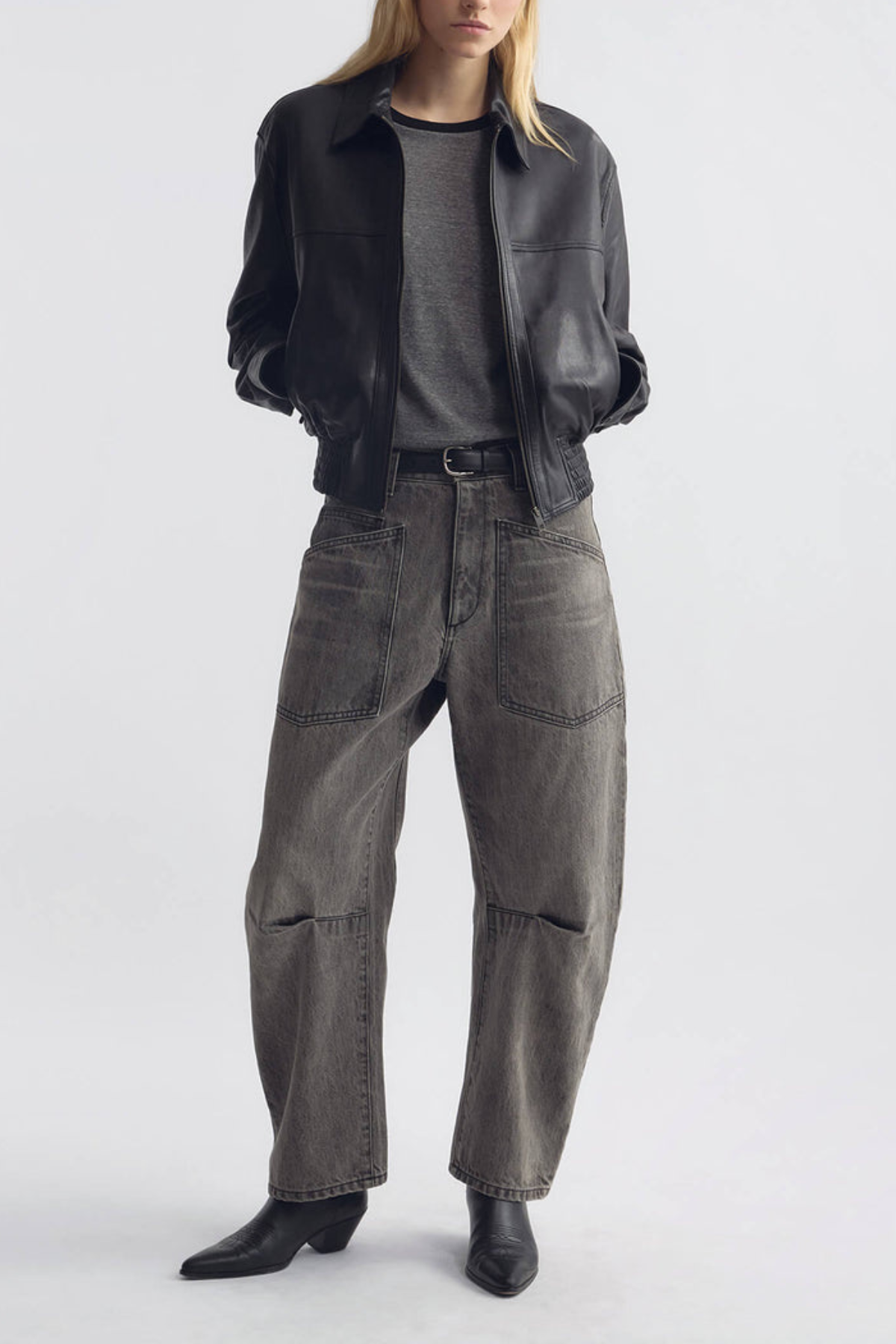 Nili Lotan Shon Pant - Ash Grey Wash