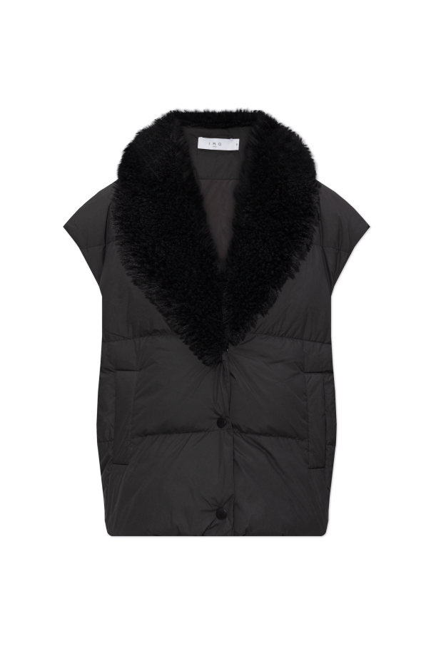Iro Koraly Quilted Faux-Fur Collar Vest