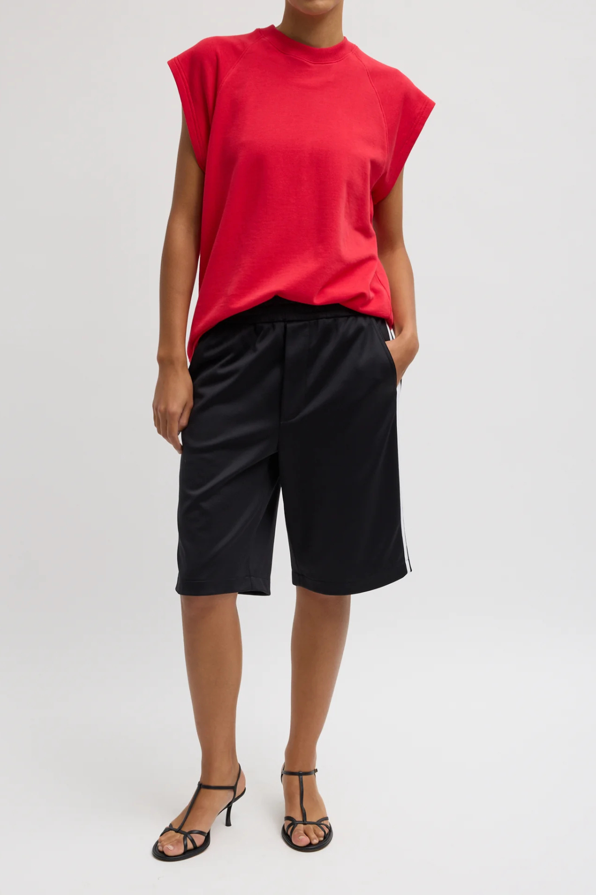 Tibi Active Knit Short - Black