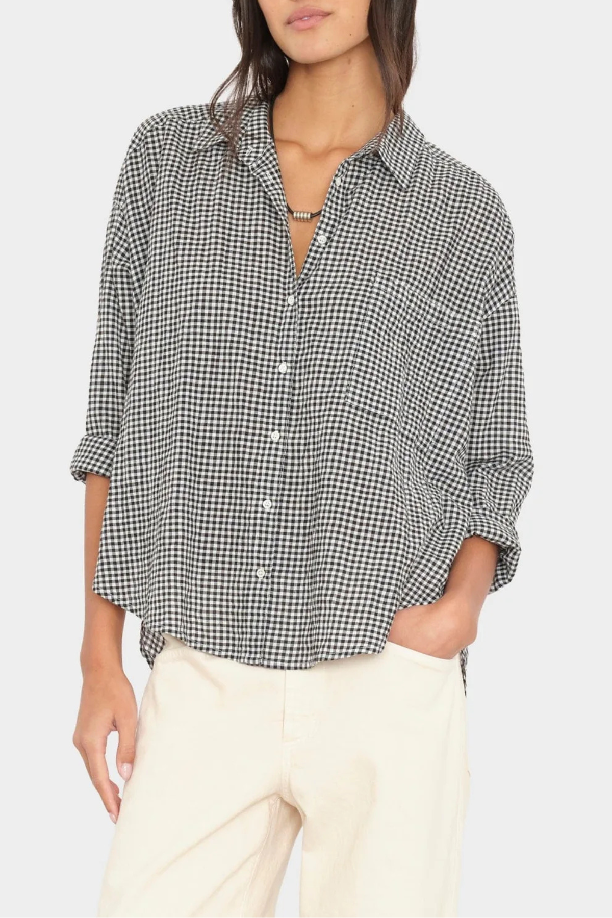 Xirena Jordy Shirt - Black Sand
