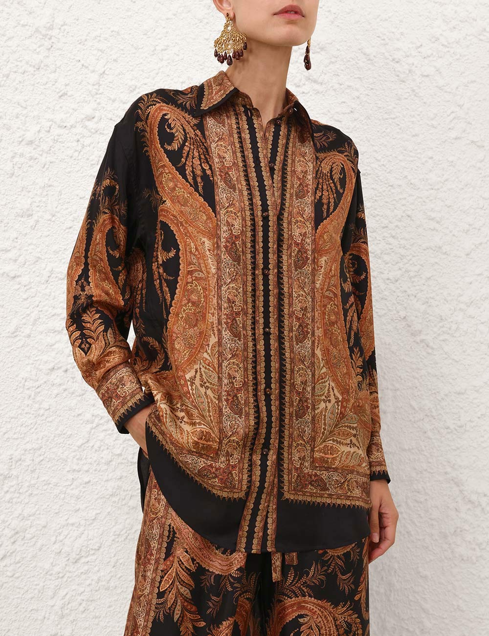 Zimmermann Hypnotic Relaxed Shirt