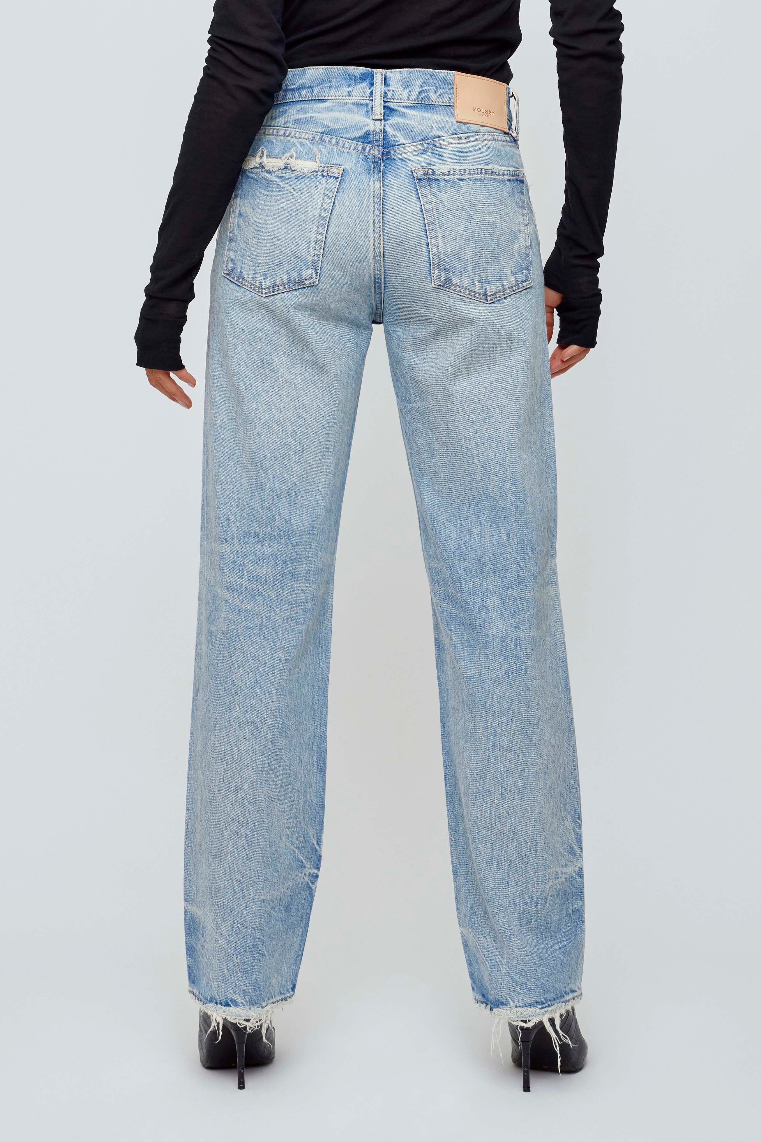 Moussy MV Wildwood Straight-Low Jeans