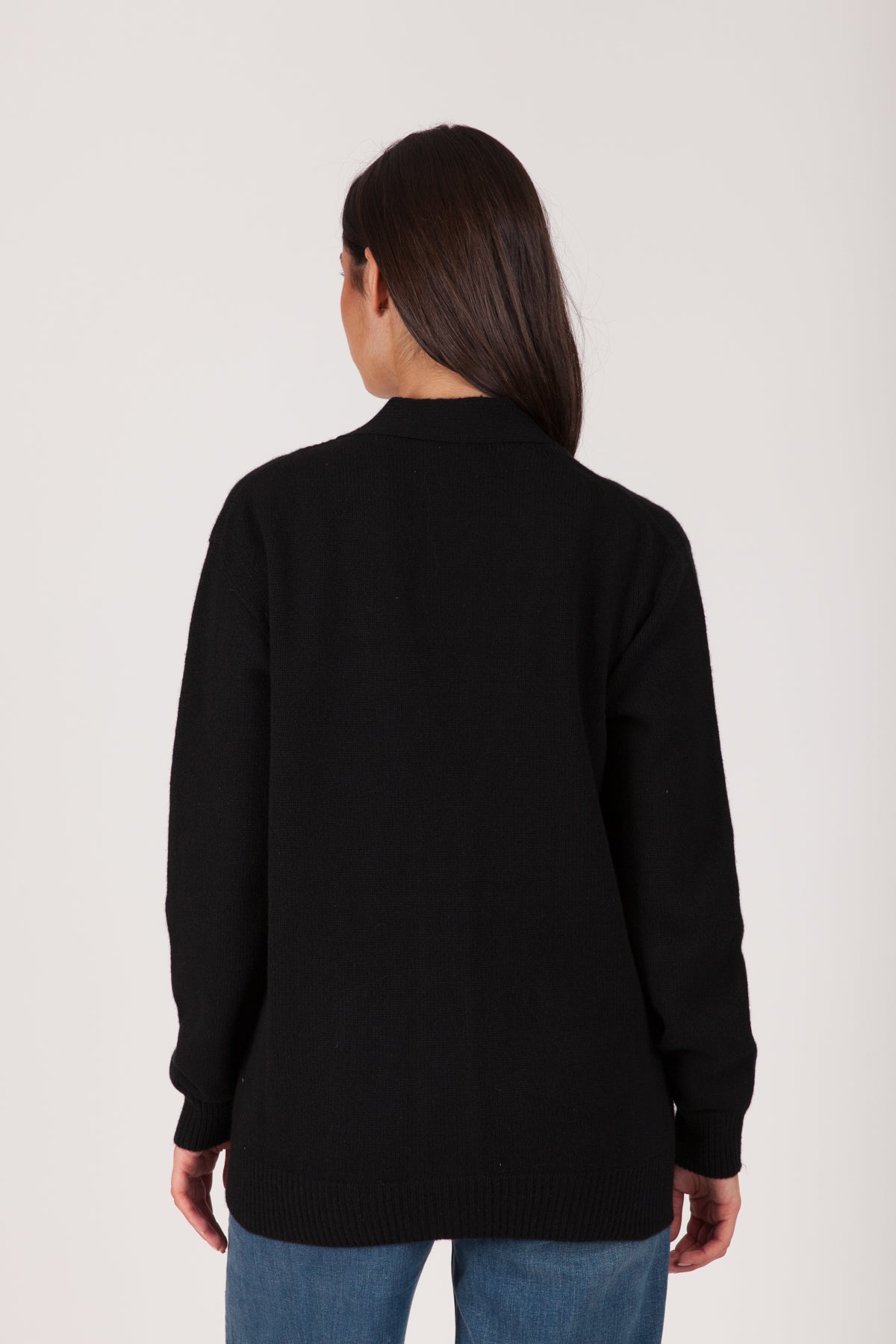 Oh My Goat Long Sleeve V-Neck Cardigan