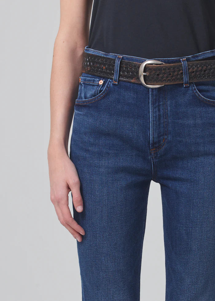 Citizens of Humanity Isola Zip Cropped Boot Jeans