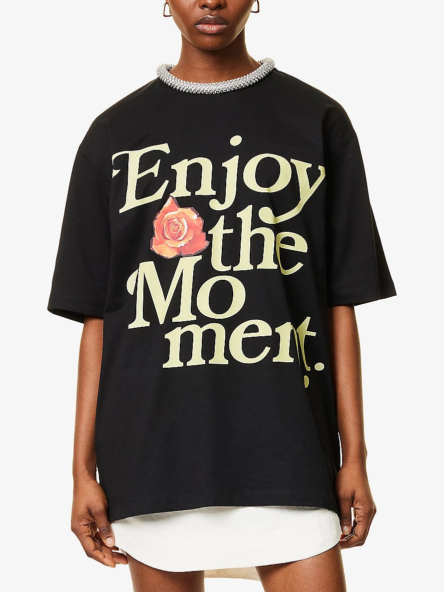 3.1 Phillip Lim Enjoy The Moment Embellished Tee