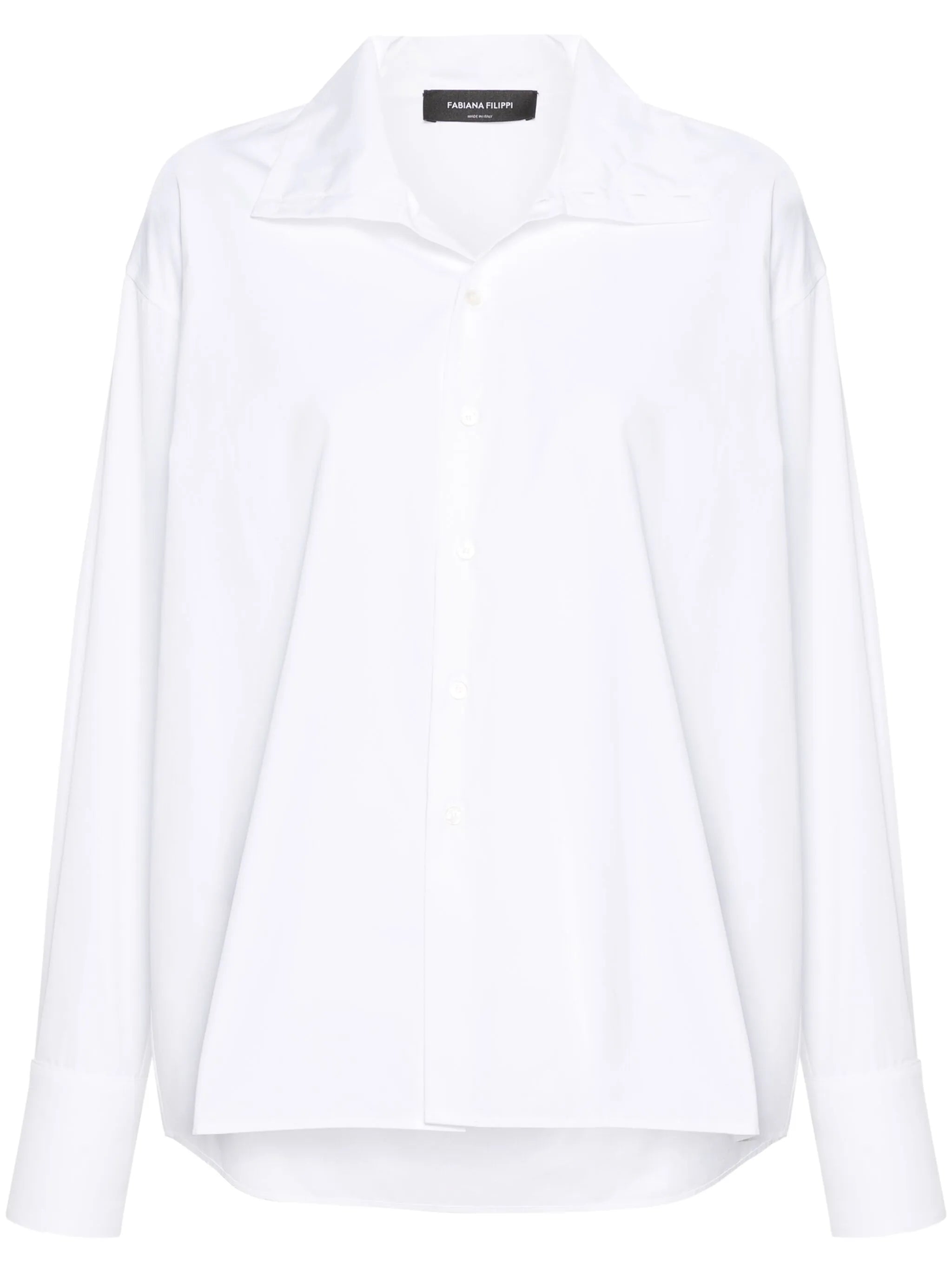 Fabiana Filippi High-Neck Poplin Shirt