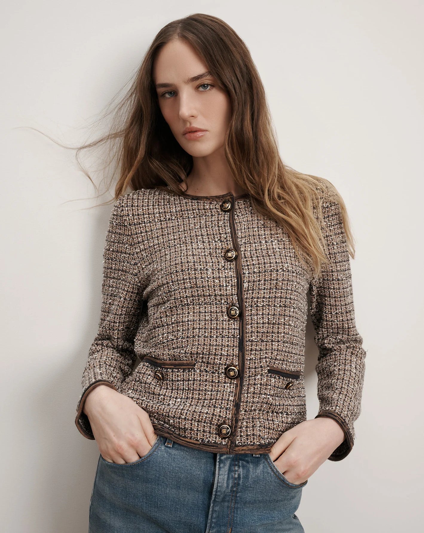 Veronica Beard Brisa Knit Jacket