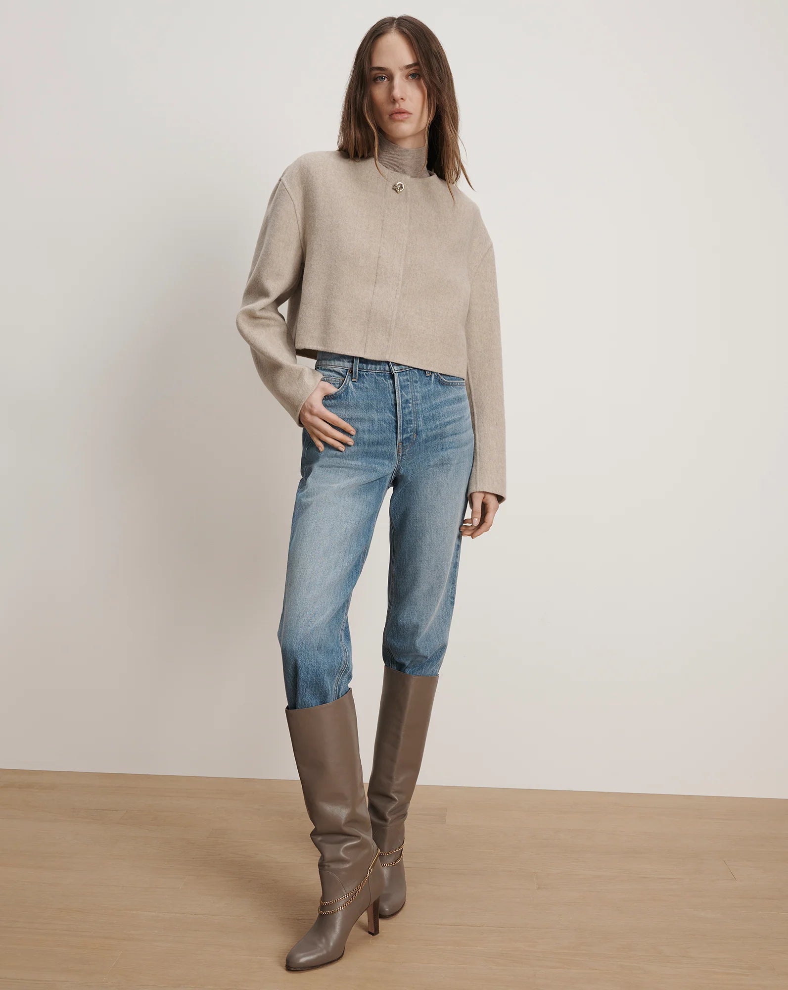 Veronica Beard Philips Cropped Jacket