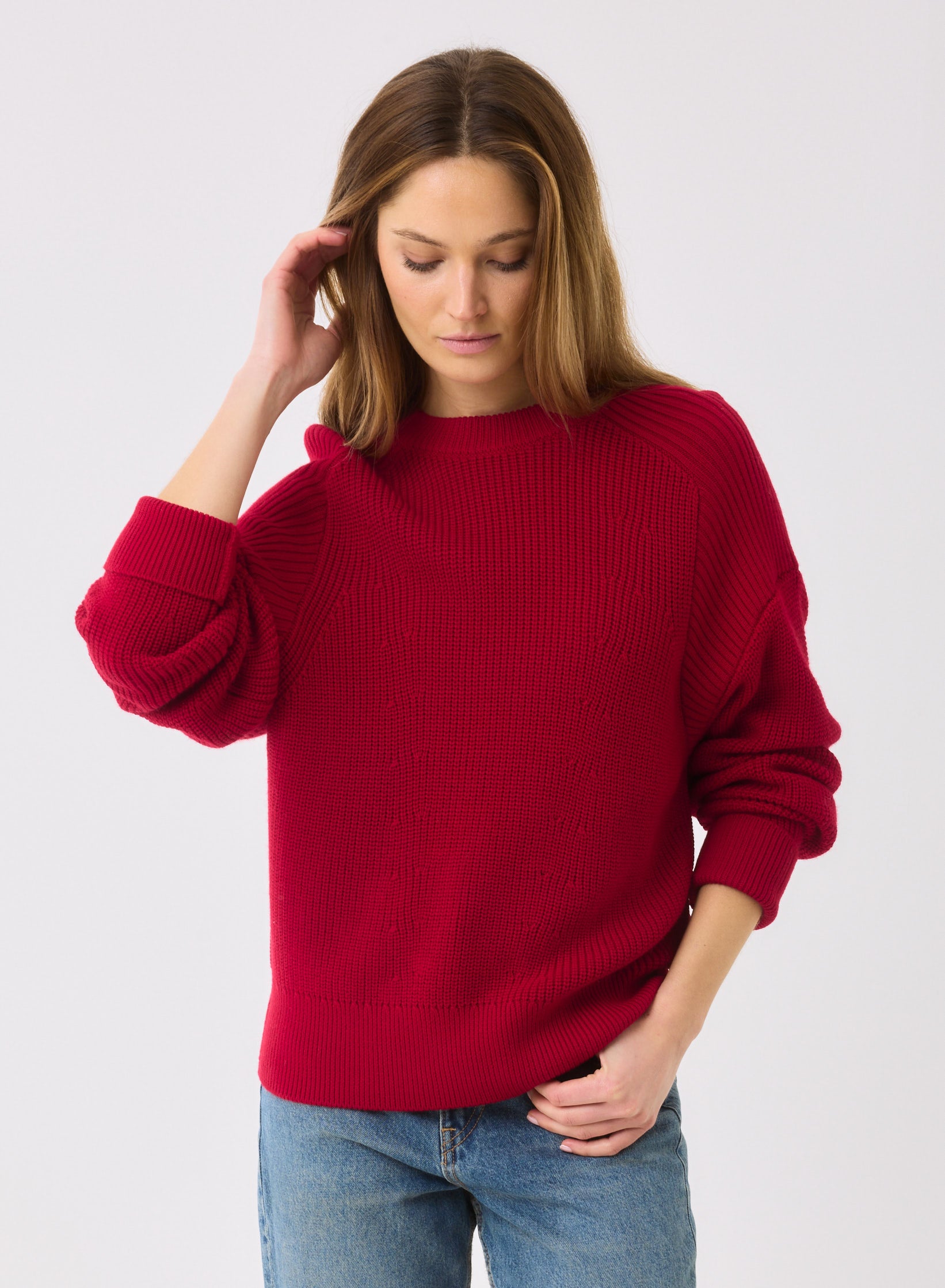 Majestic Filatures Merino Rib Long Sleeve Crewneck