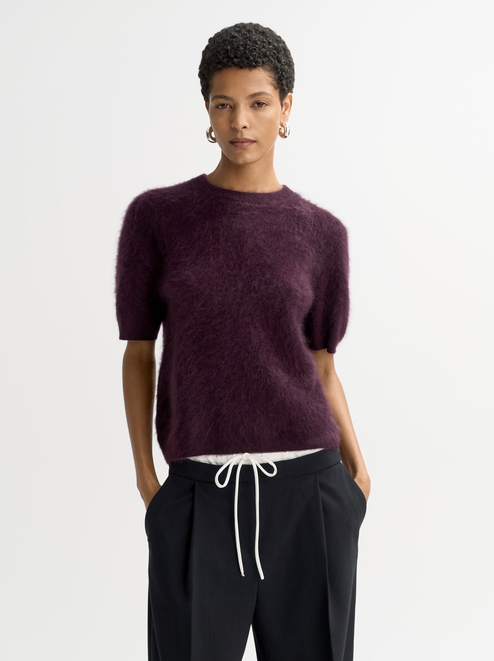 Soft Goat Brushed Short Sleeve